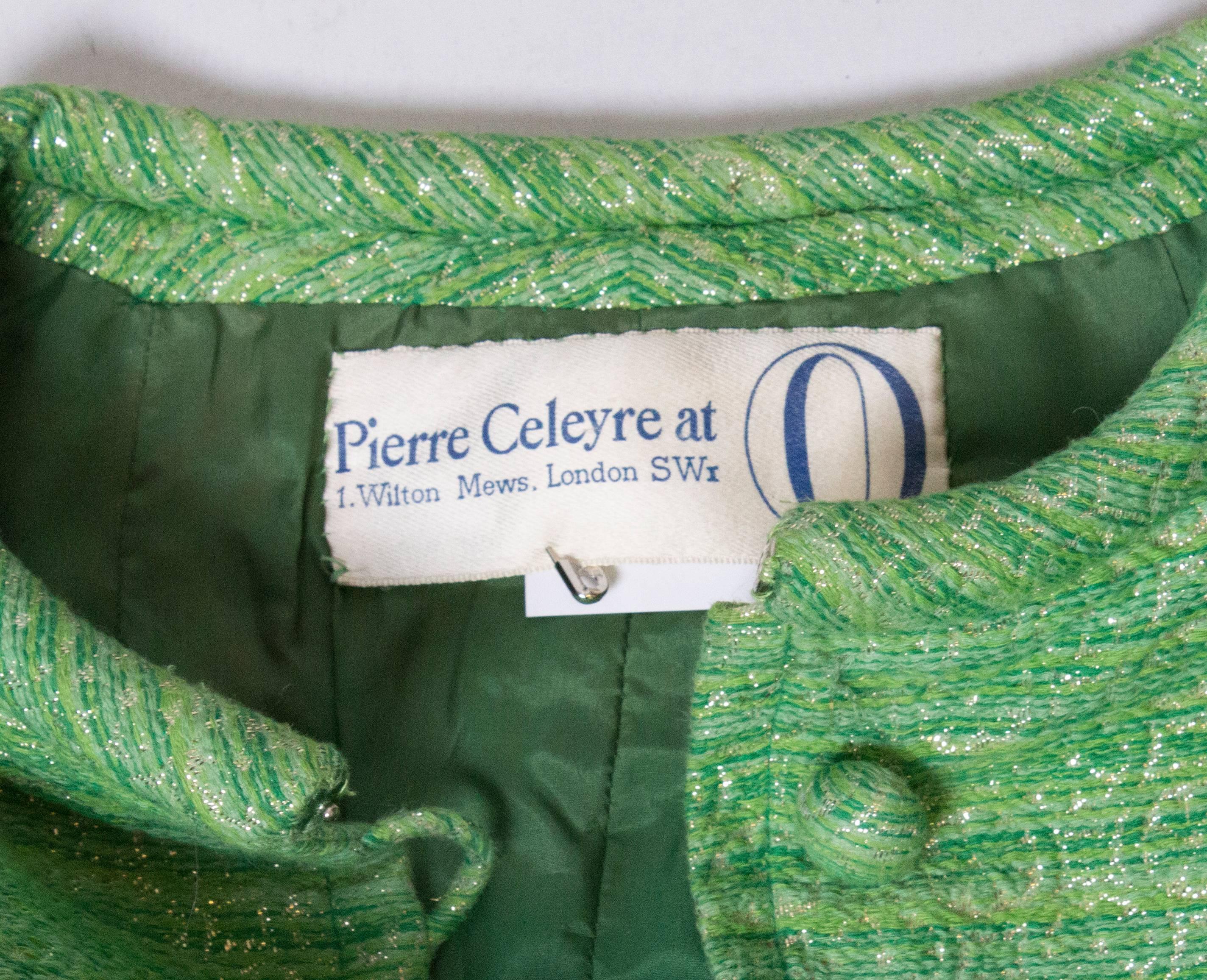 Vintage Pierre Celeyre Long Coat Dress 3