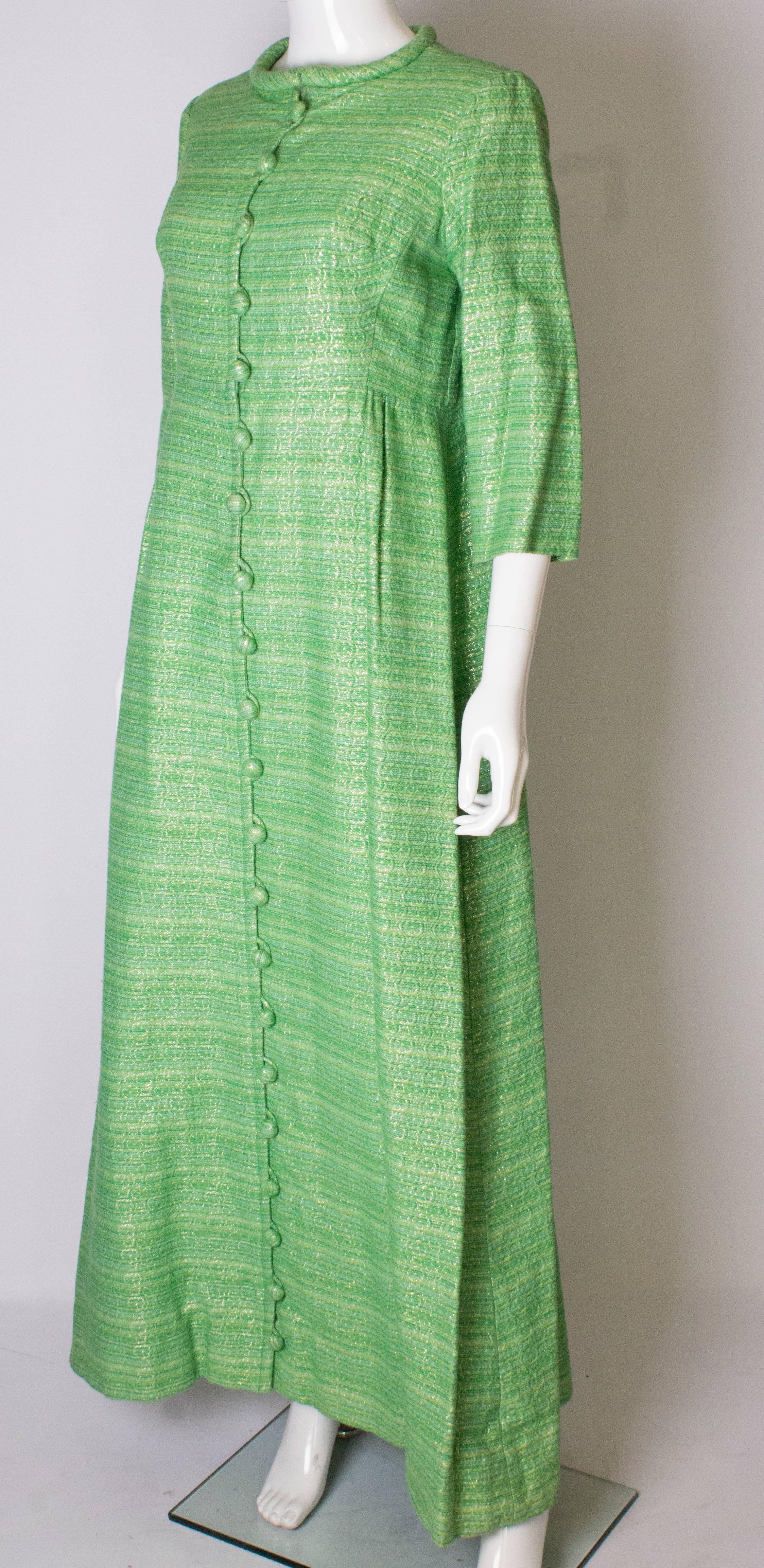 Vintage Pierre Celeyre Long Coat Dress In Good Condition In London, GB