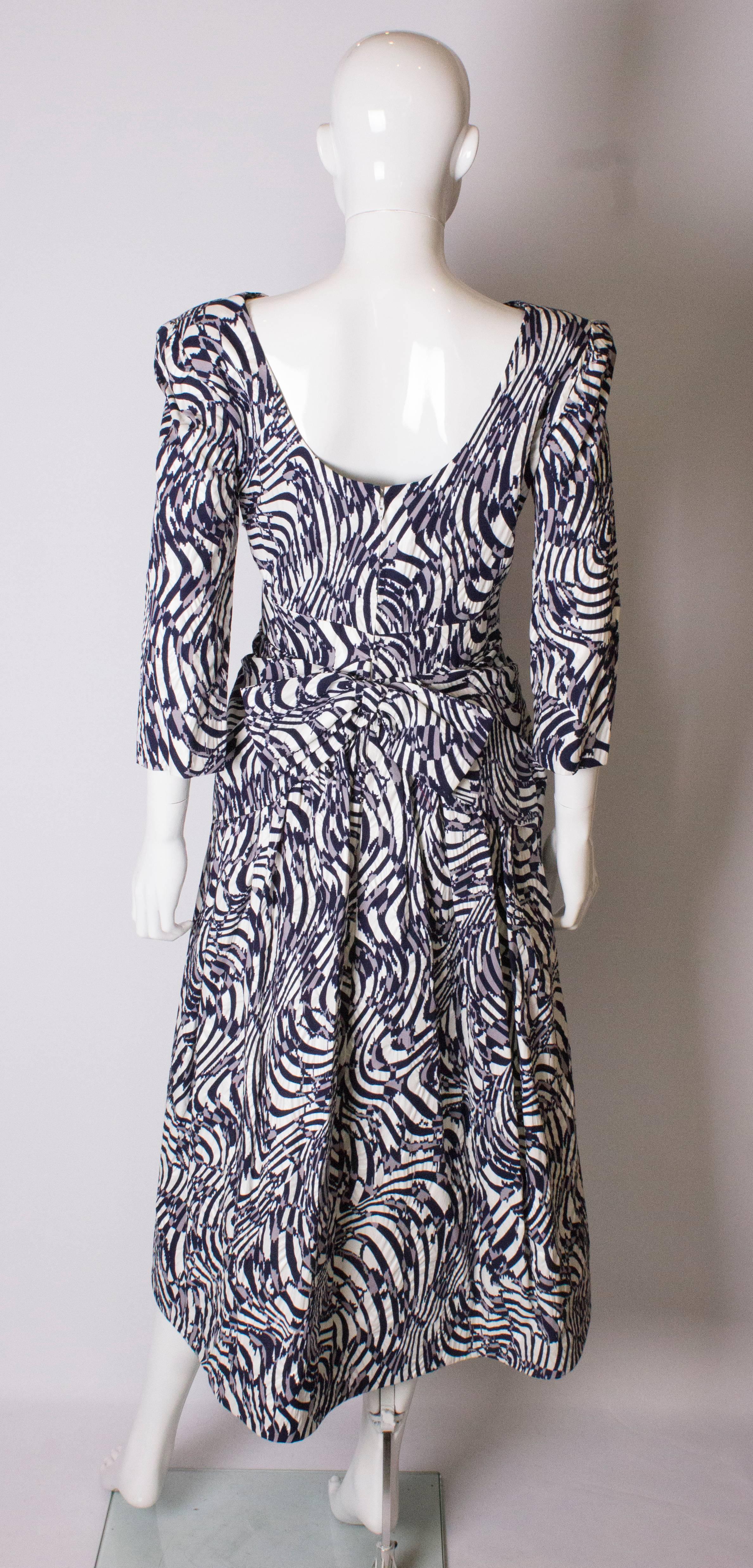 Vintage Donald Campbell Dress In Good Condition In London, GB