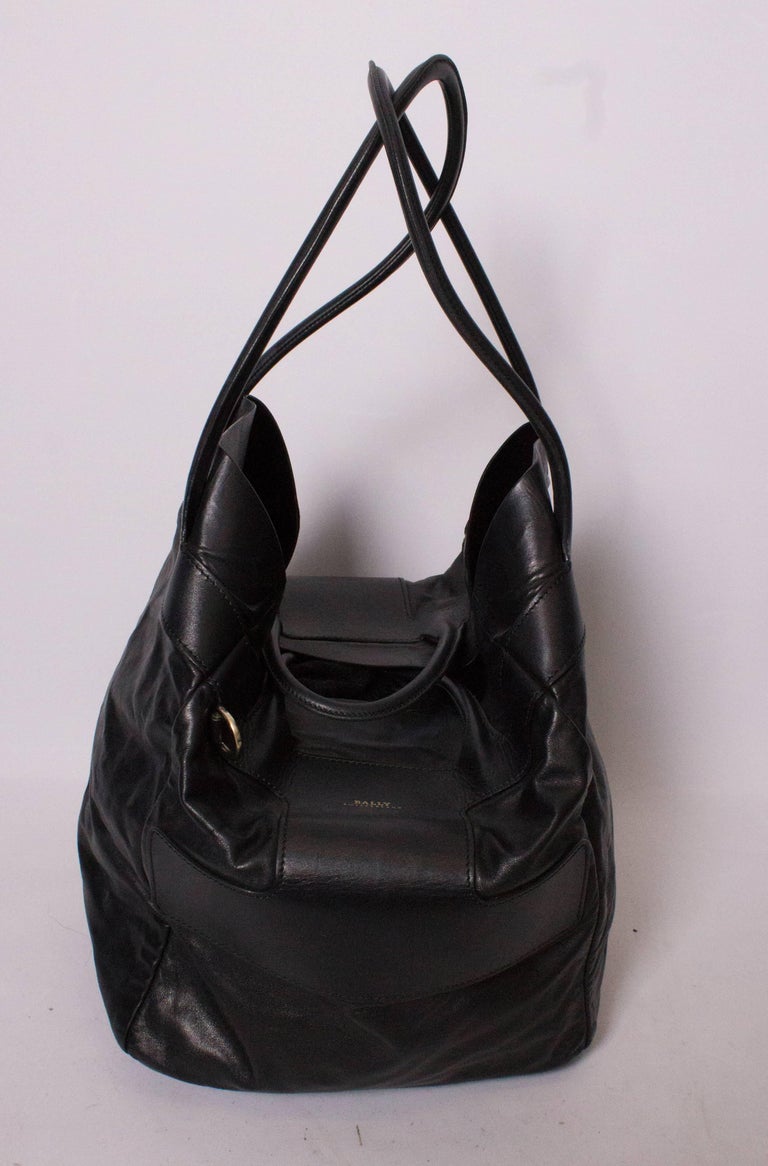 Bally Black Leather Bucket Bag at 1stDibs bally bucket bag