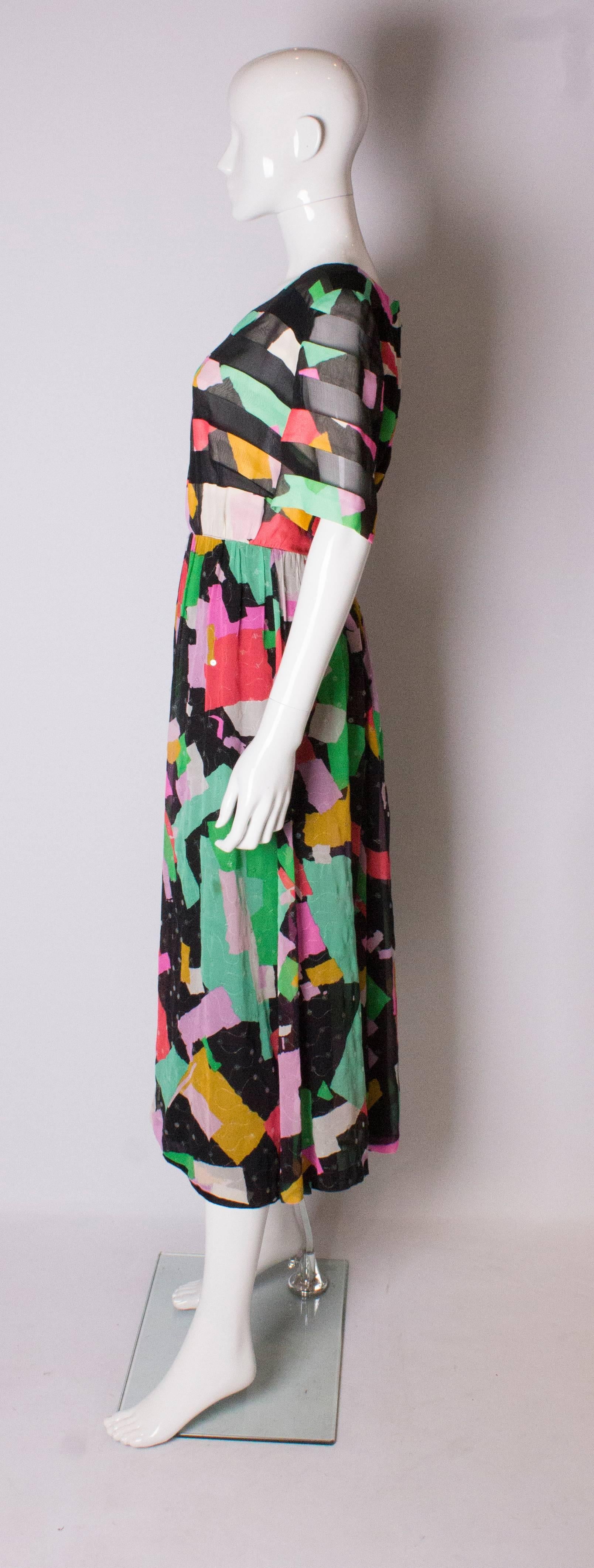 Women's Donald Campbell Vintage Silk Dress
