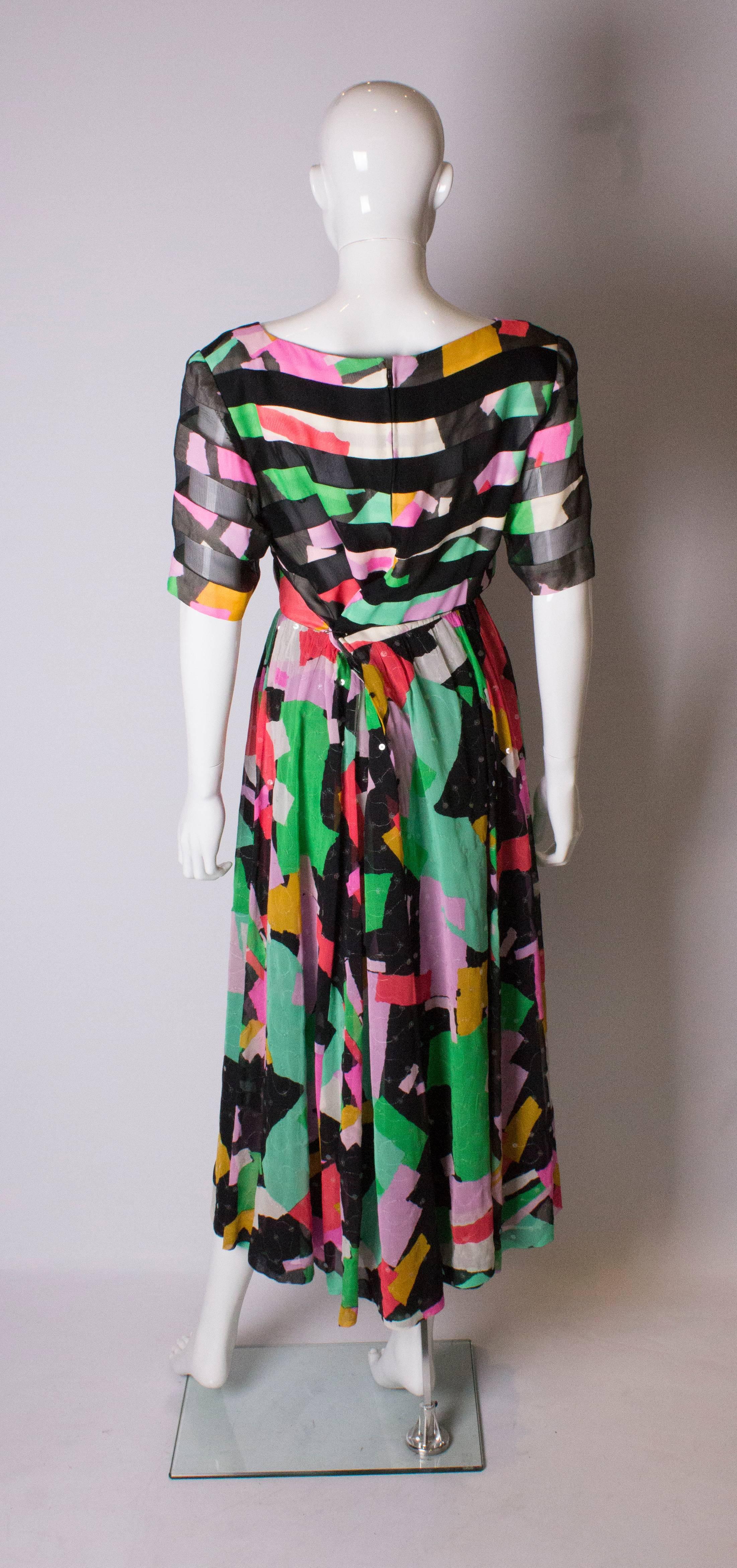 Donald Campbell Vintage Silk Dress 2