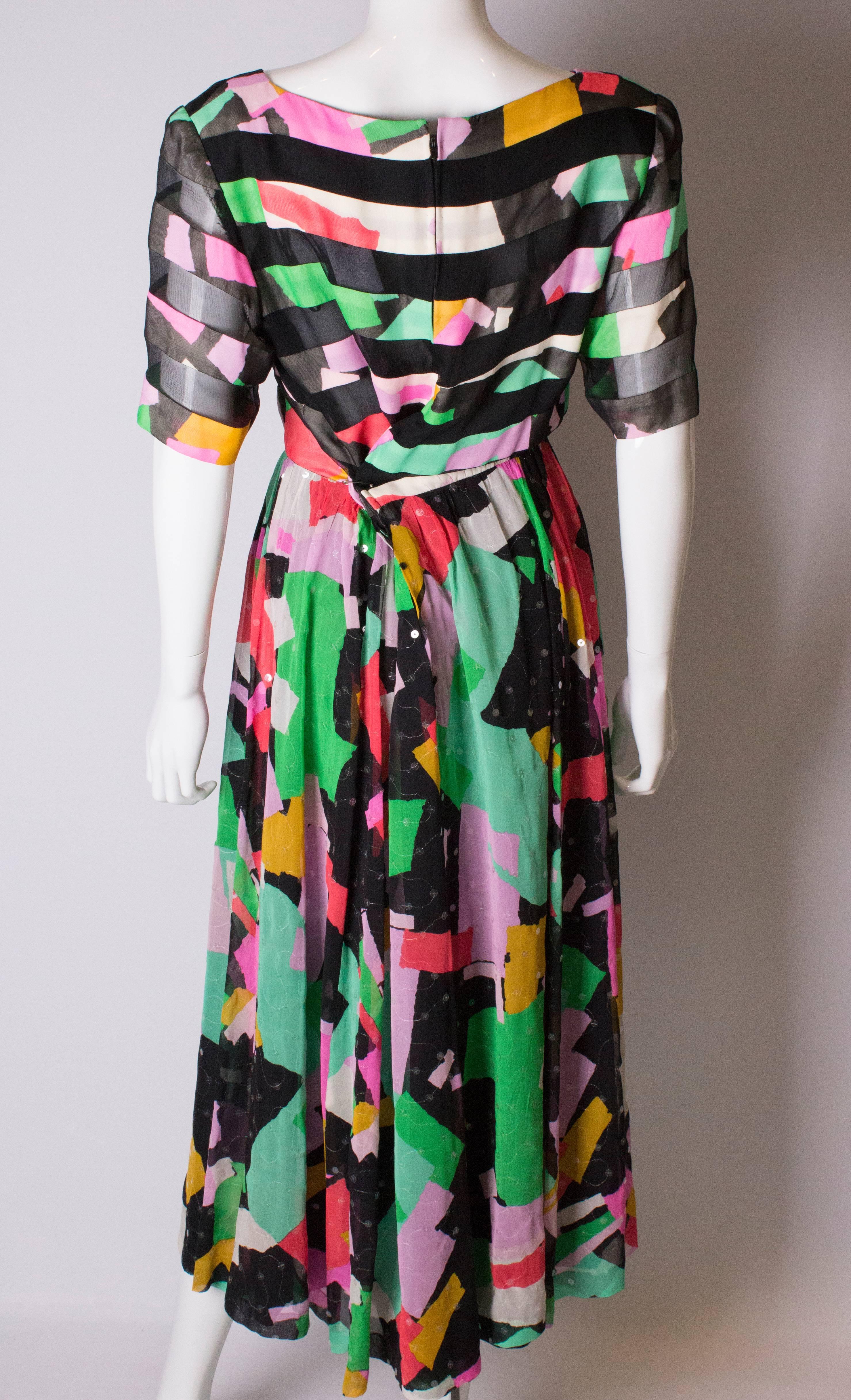 Donald Campbell Vintage Silk Dress 3