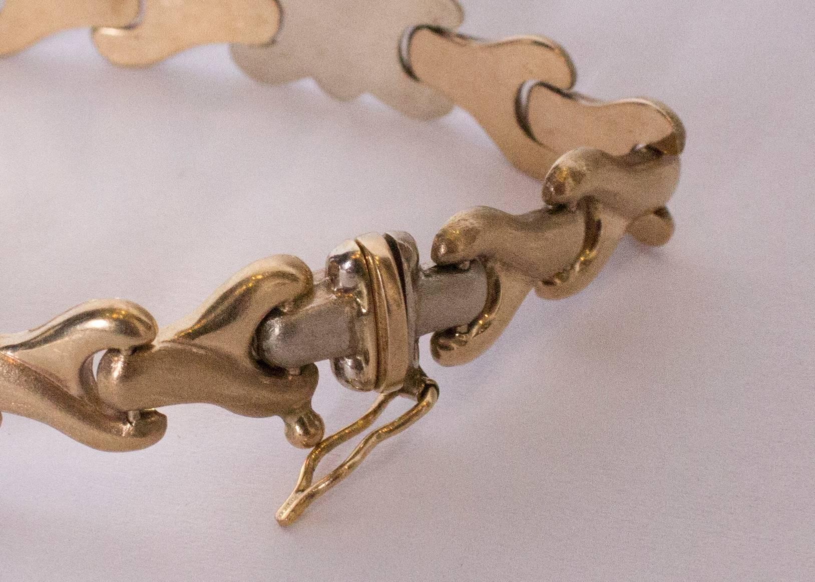 Artisan Rose Gold Link Bracelet