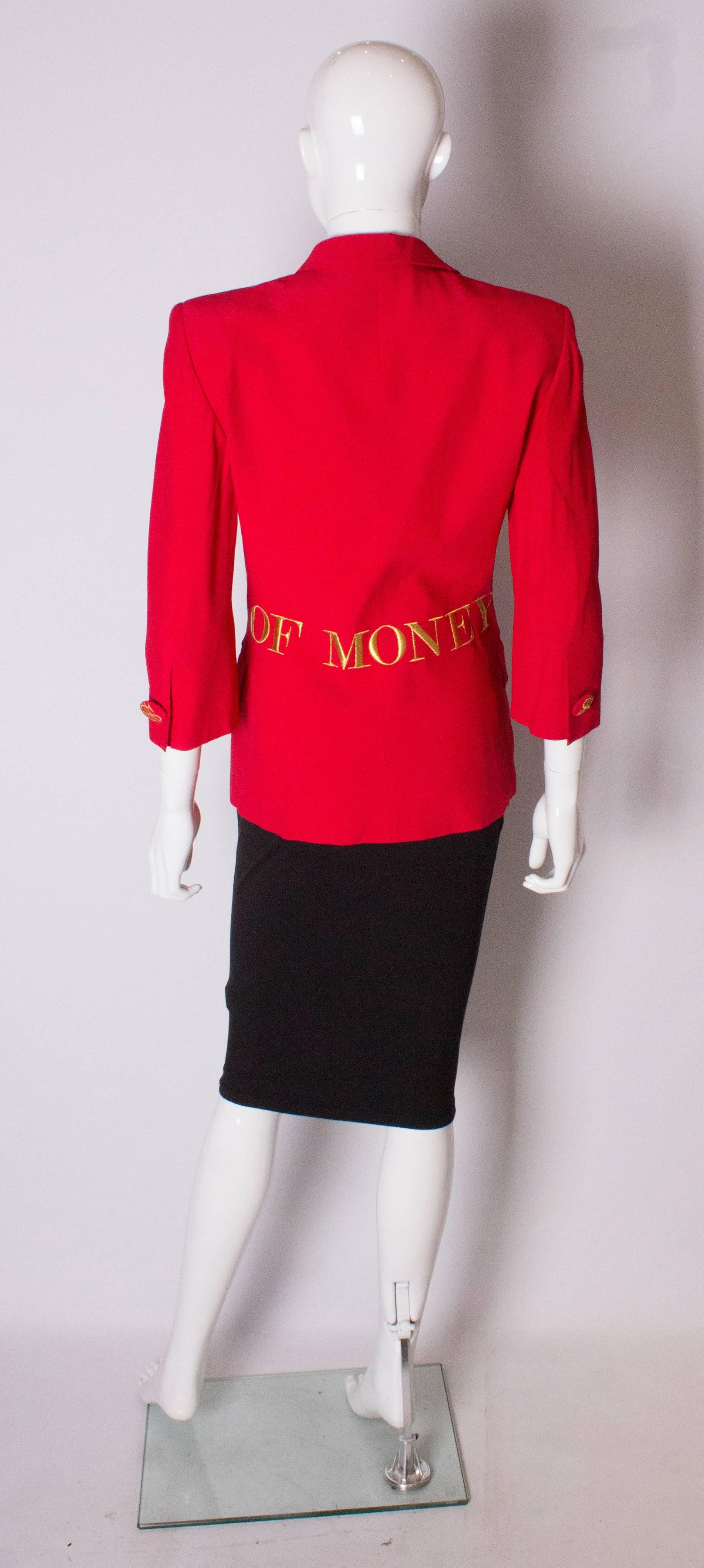 Vintage Moschino Couture Jacket  3