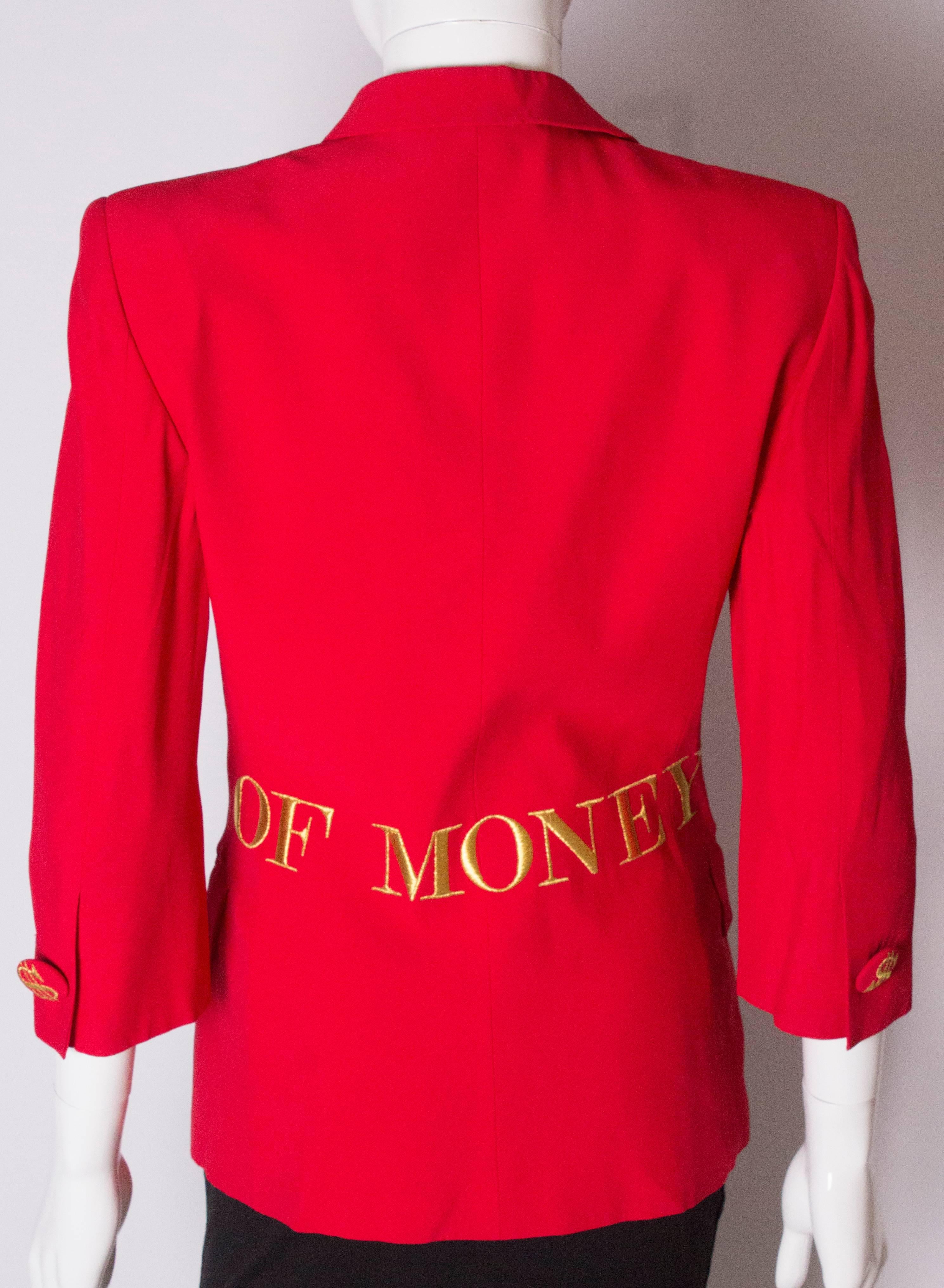 Vintage Moschino Couture Jacket  4