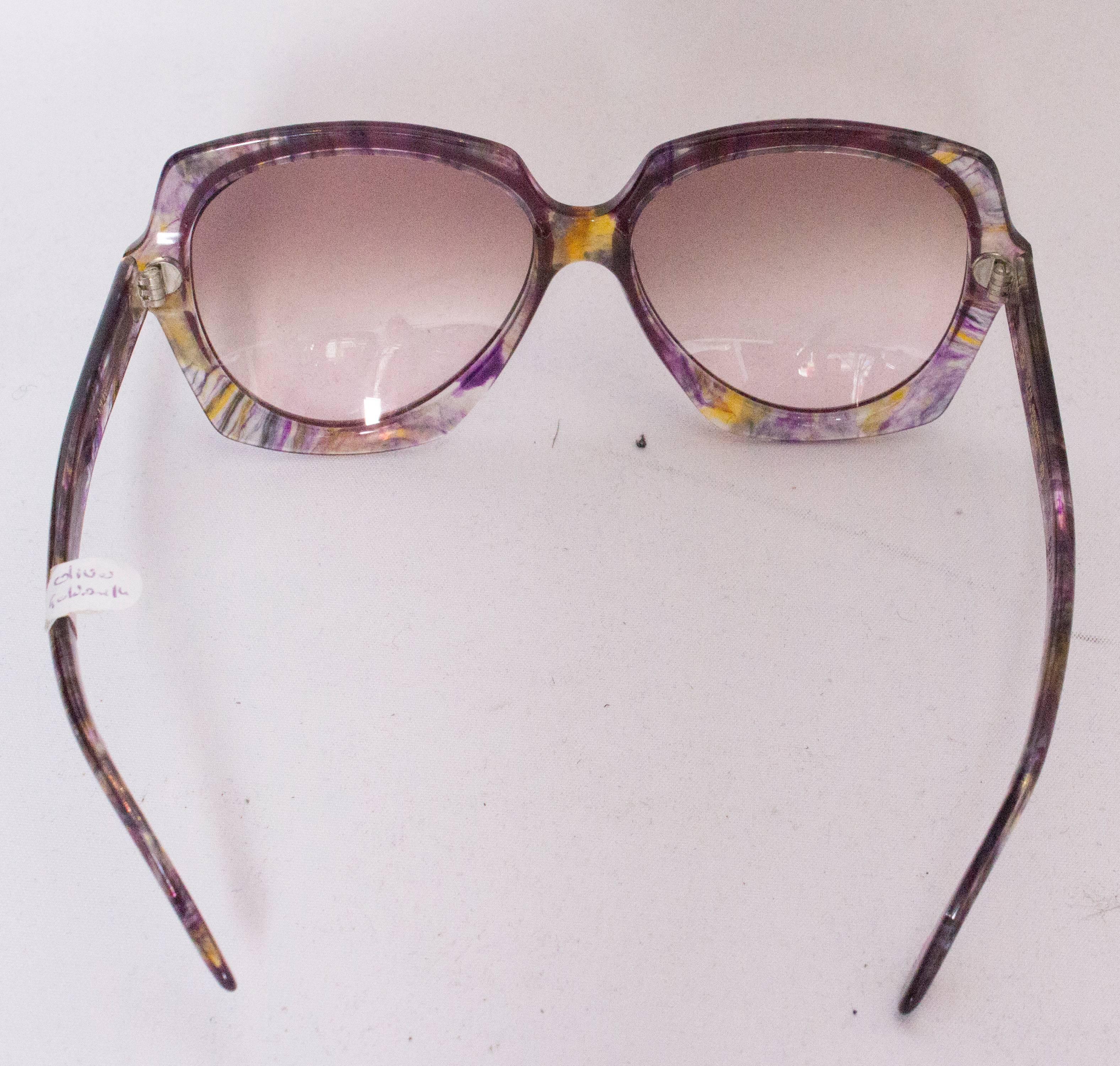 A pair of Vintage 1970s sunglassses by Oliver Goldsmith In Good Condition In London, GB