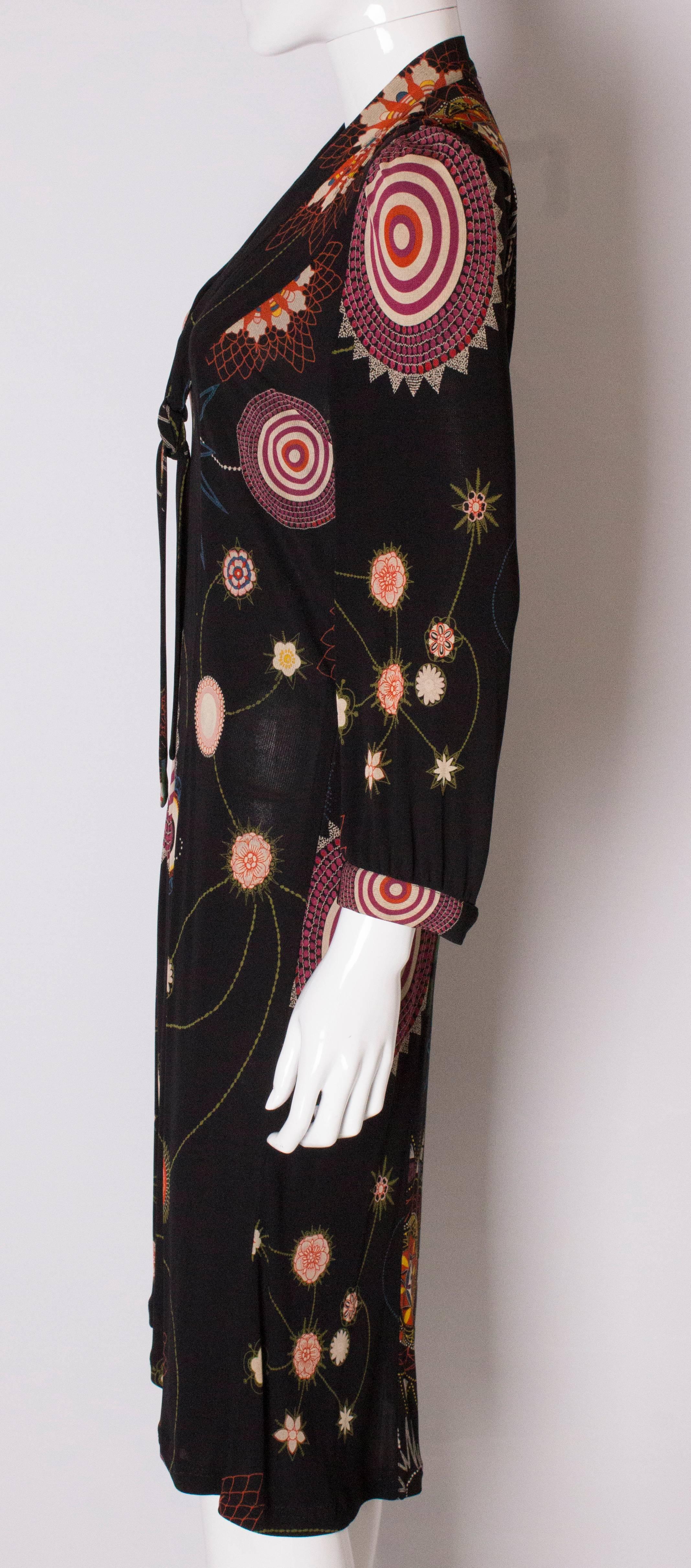 A Vintage 2000 printed  Dress by Christian Lacroix 1