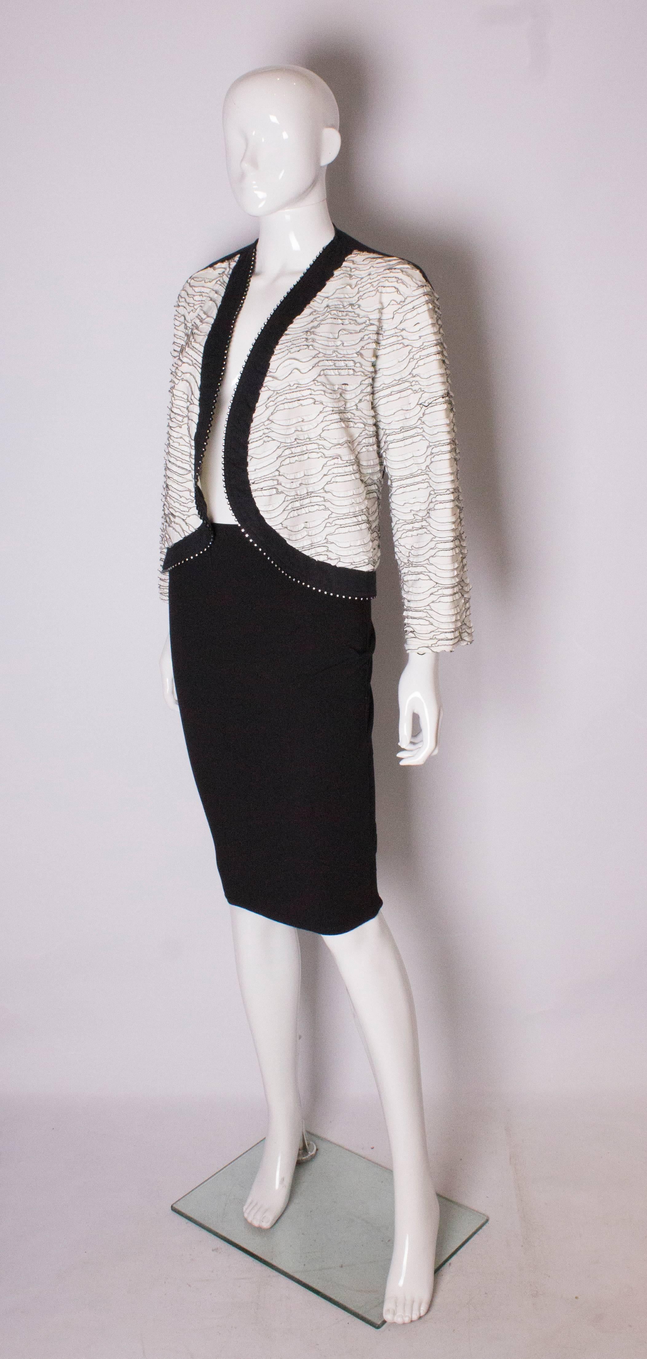 Vintage 1980er Jahre Jacke von Fellows Paris im Zustand „Gut“ im Angebot in London, GB