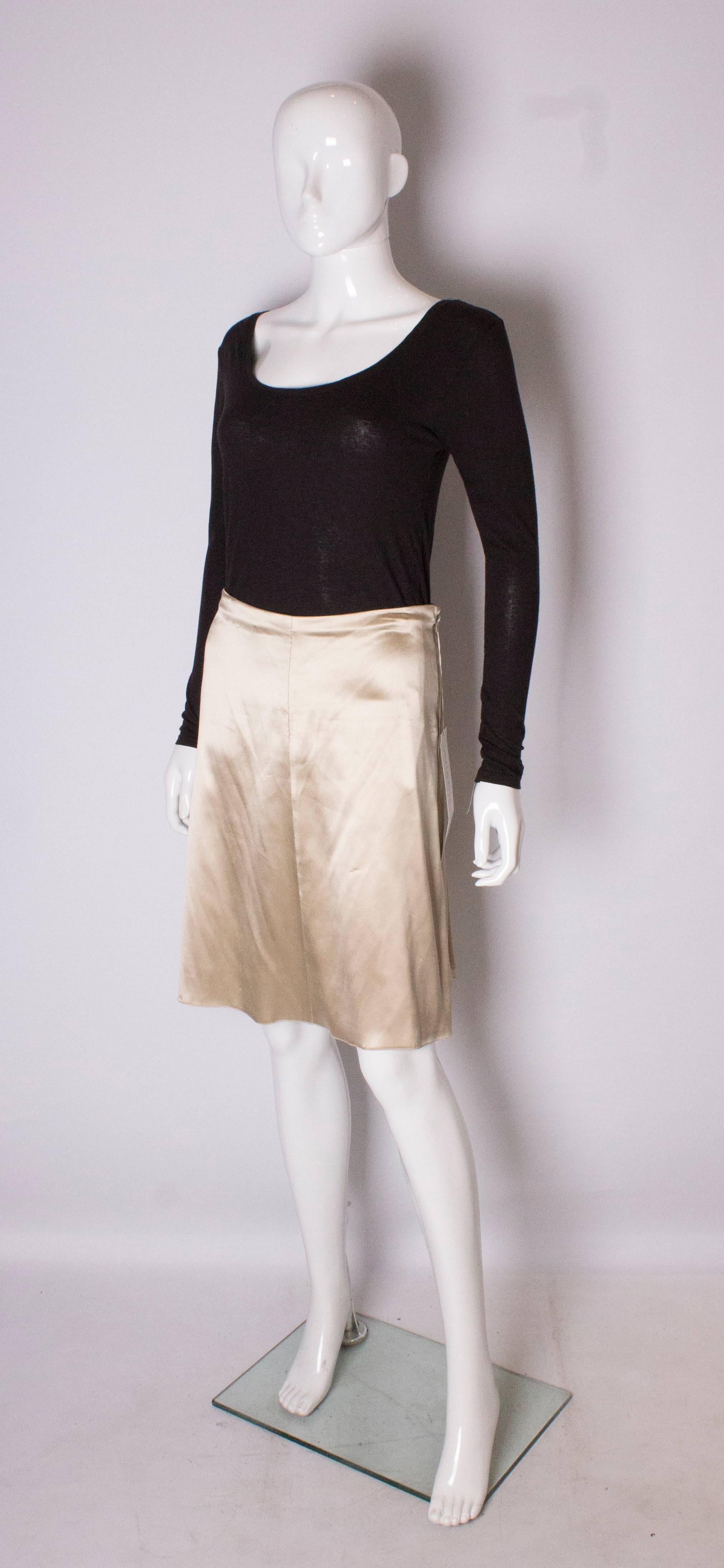 cream valentino vintage skirt