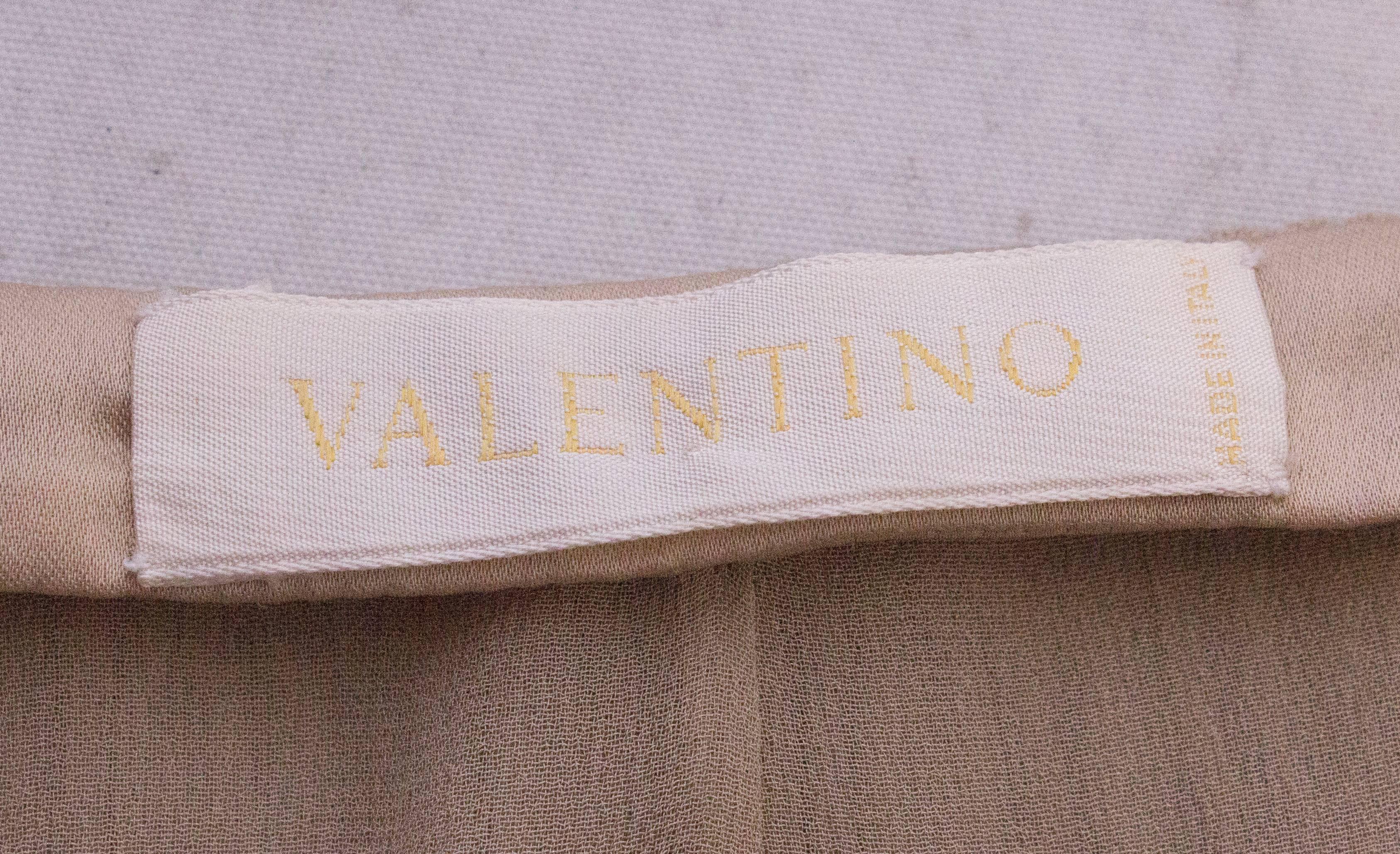 Women's A Vintage cream Silk evening Skirt by Valentino