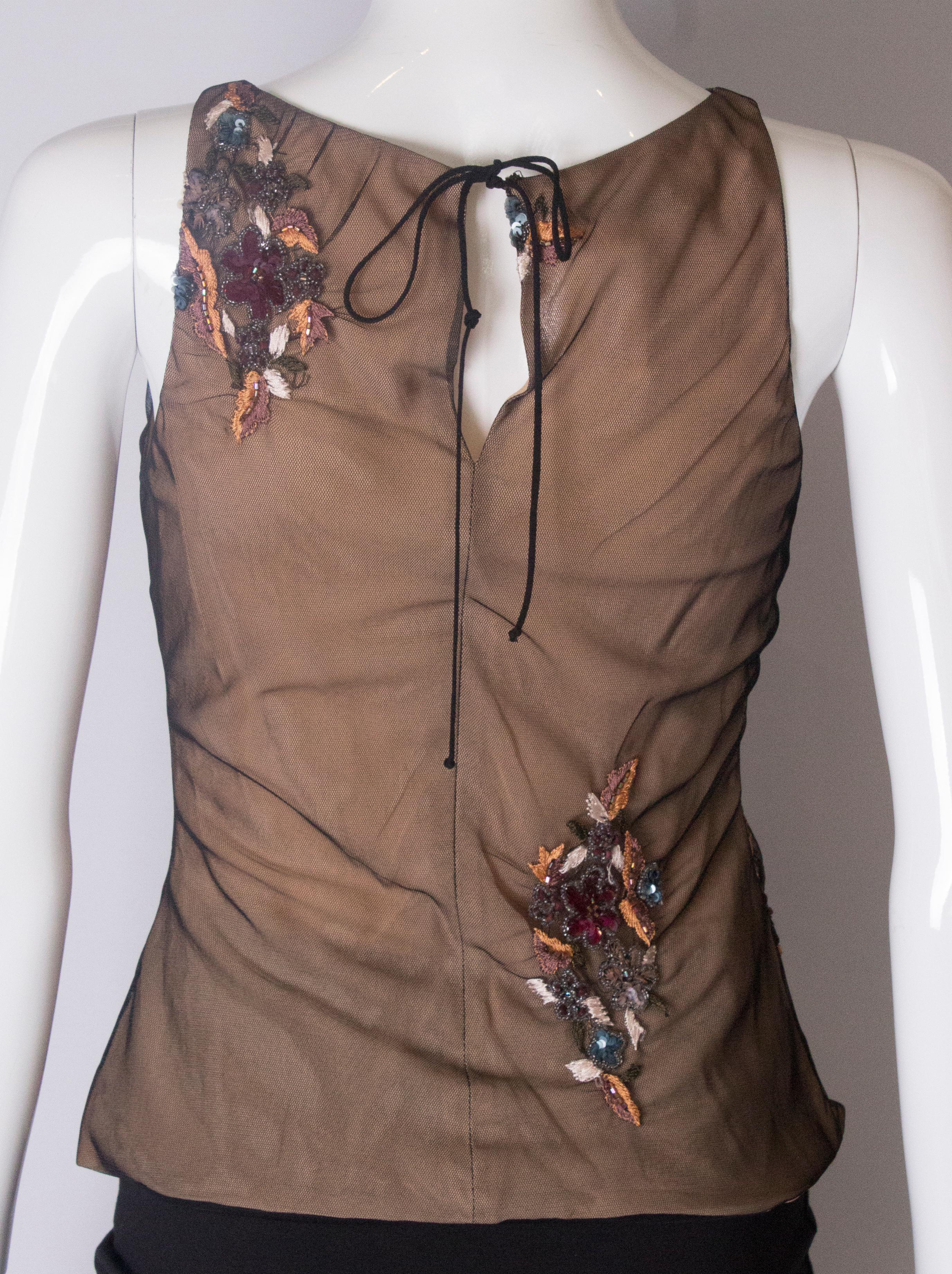 Women's A Vintage 1990s embellished top by Ben de Lisi  For Sale