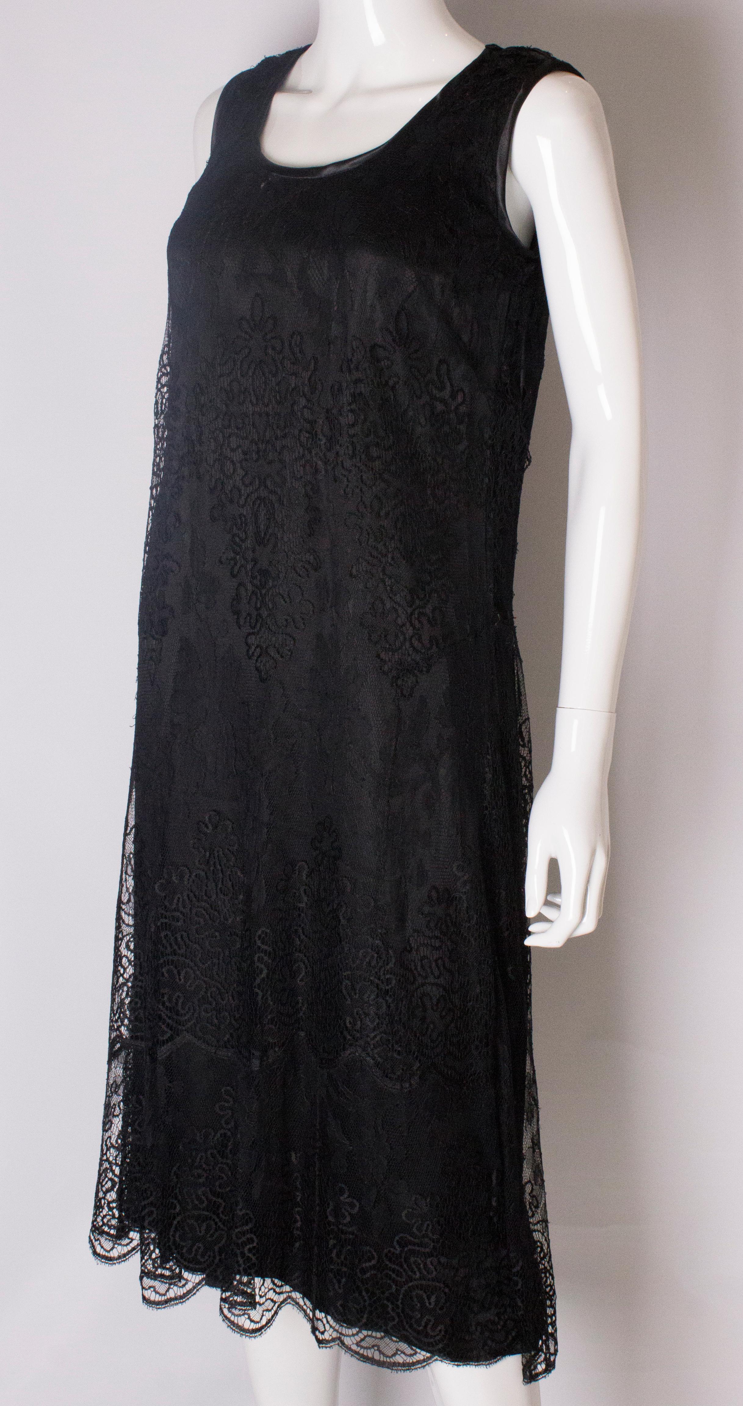 1920's black dress