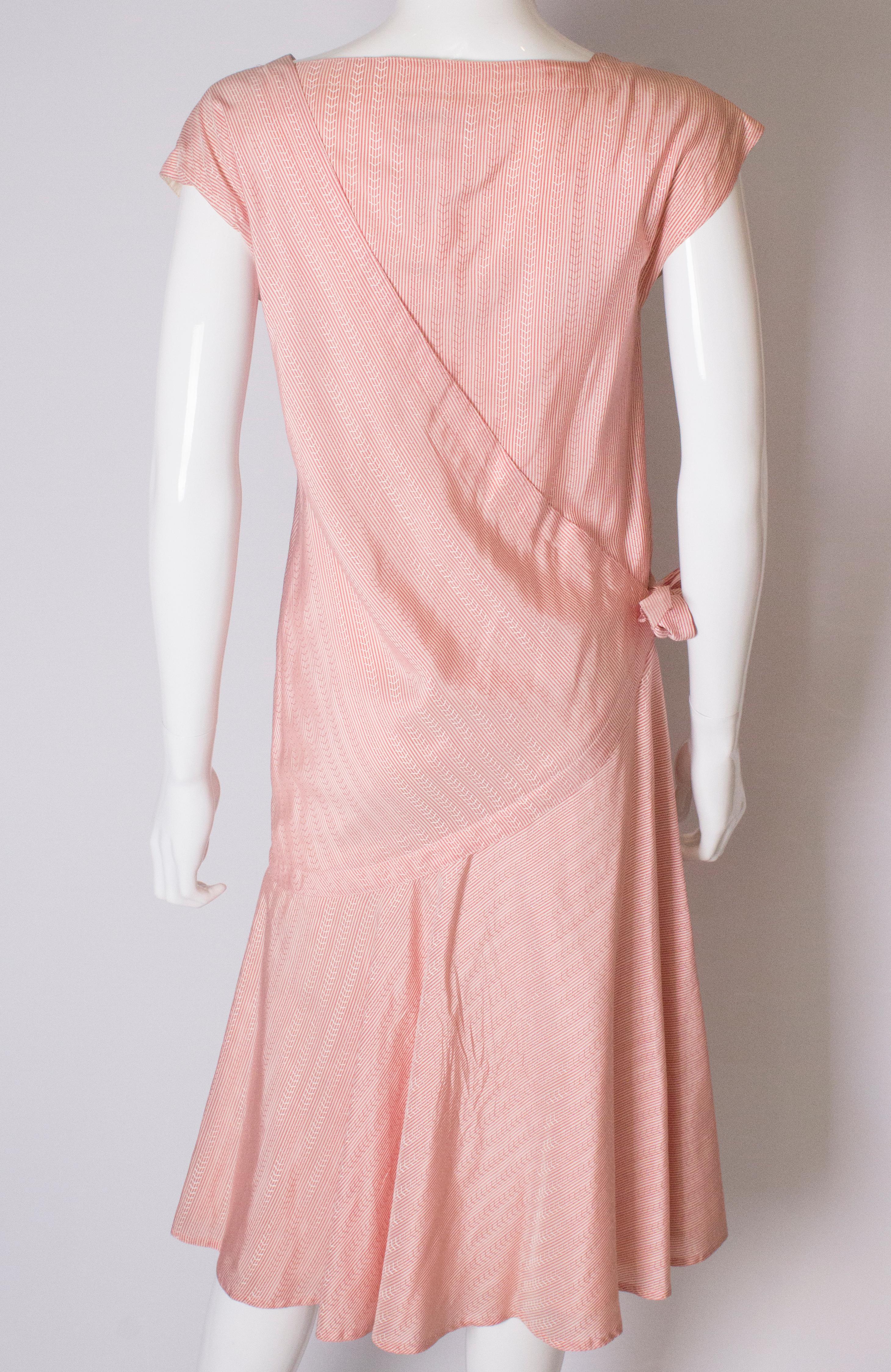 A Vintage 1970s silk day dress by Benny Ong 1