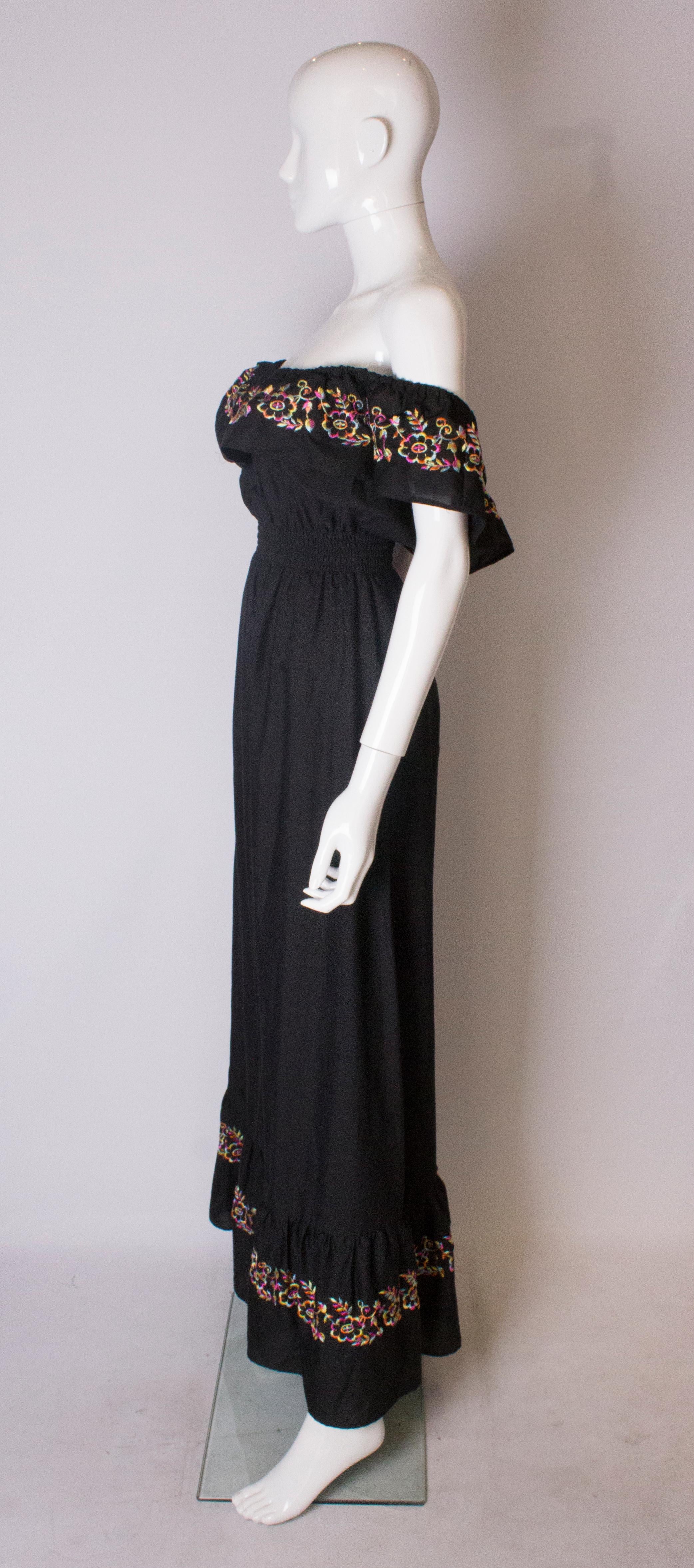 Vintage 1970s Jinty Summer Dress In Good Condition For Sale In London, GB