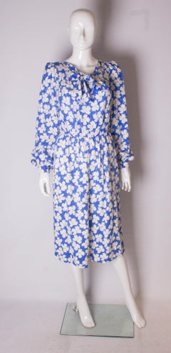 Vintage Donald Campbell Silk Dress