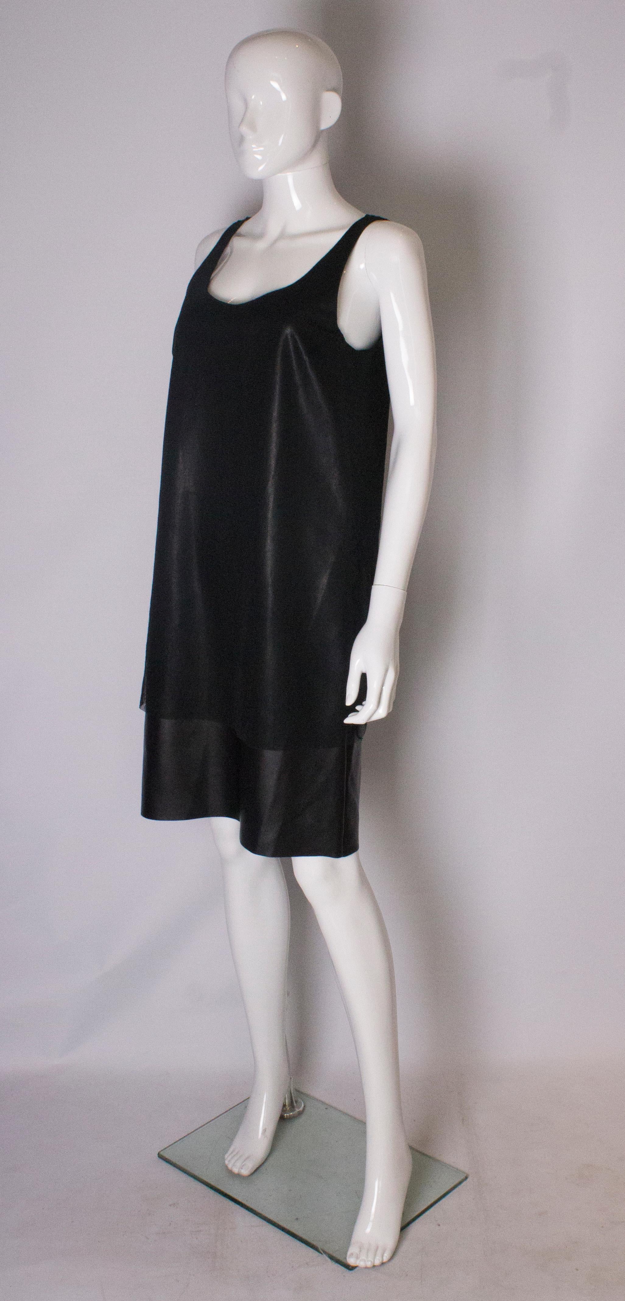 Noir Liviana Conti - Robe droite noire vintage  en vente