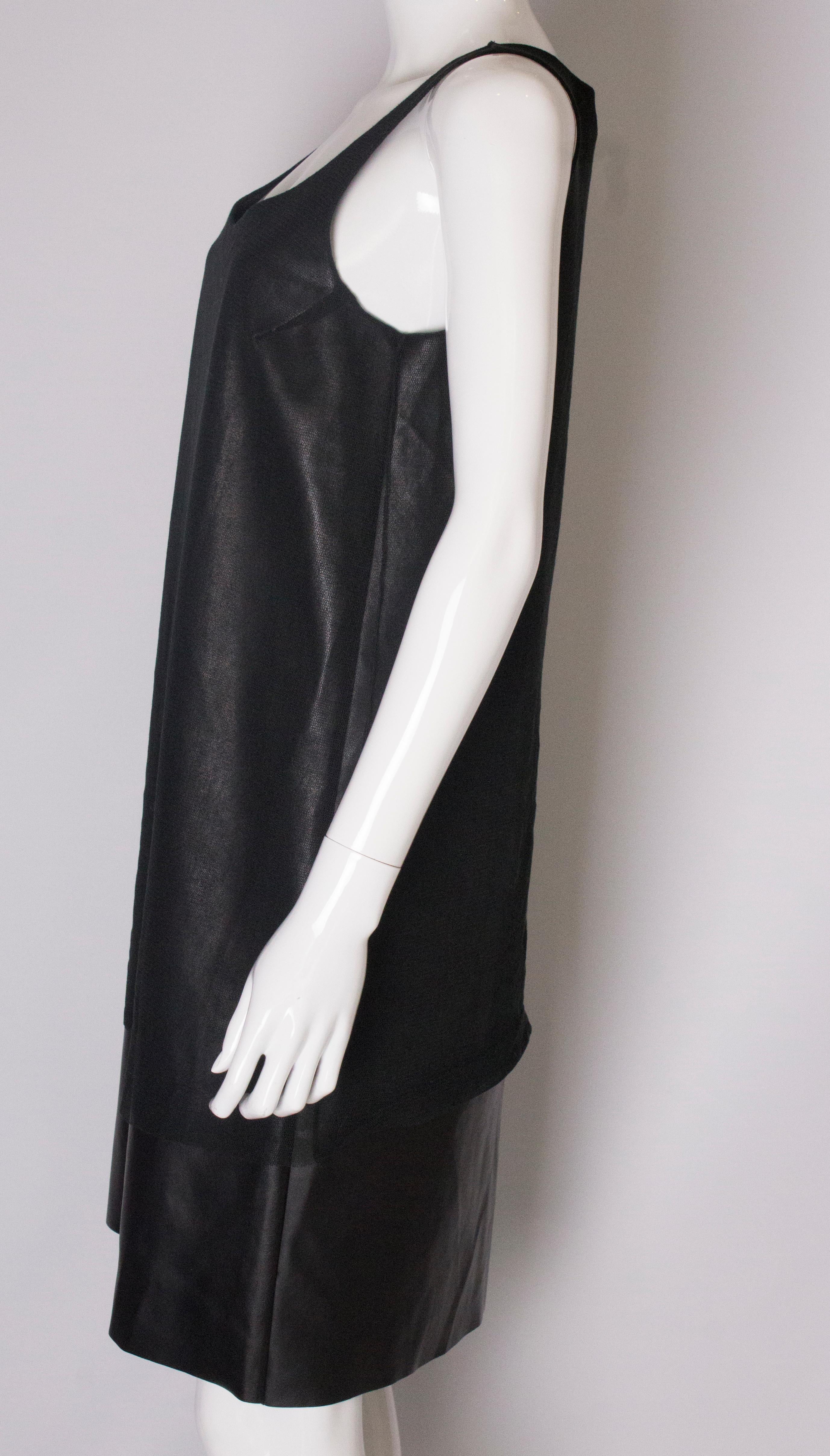 Liviana Conti - Robe droite noire vintage  en vente 1