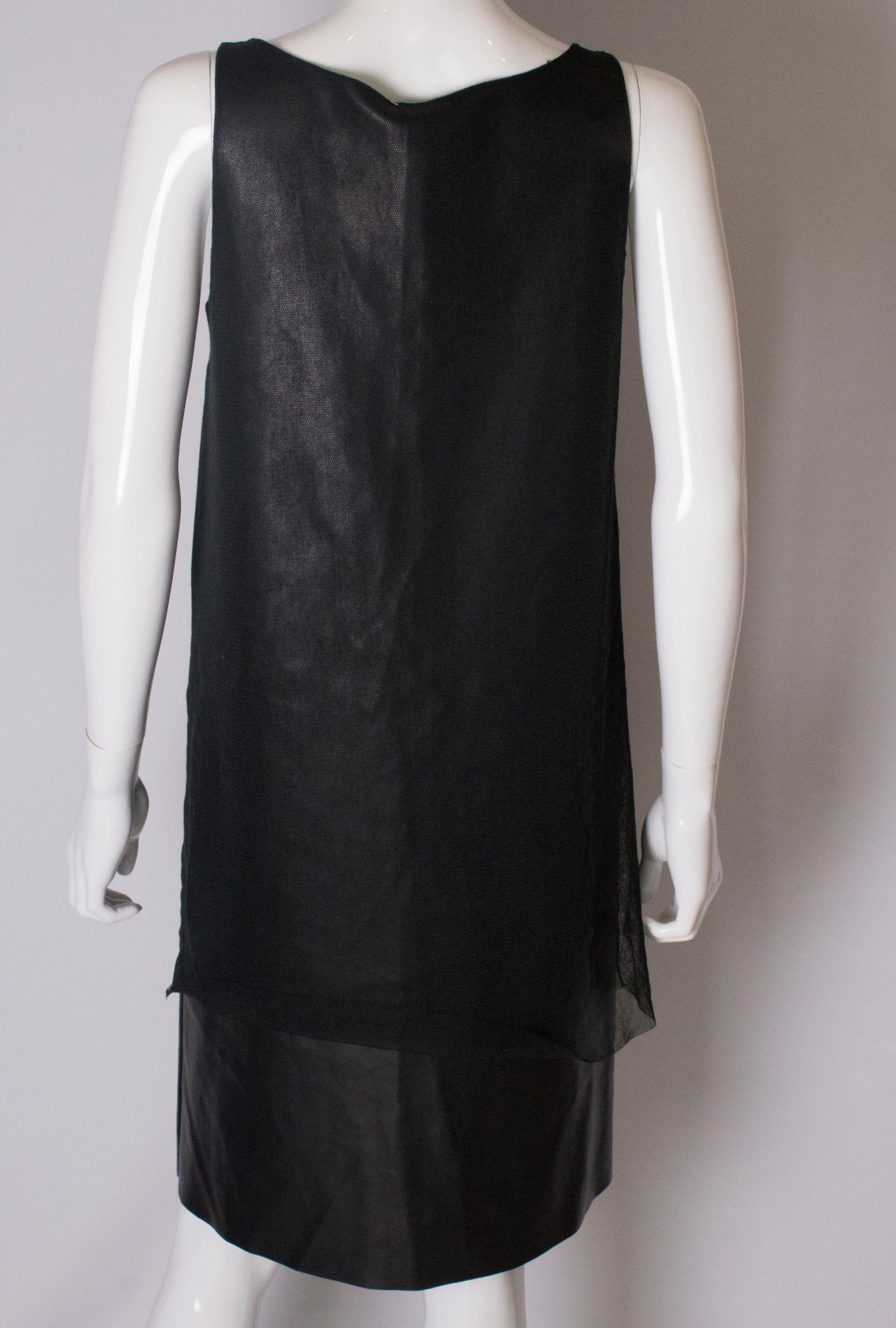 Liviana Conti - Robe droite noire vintage  en vente 3