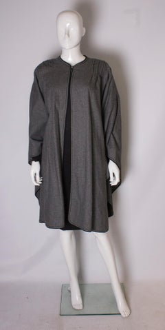 Windsmoor Grauer Vintage-Wollumhang