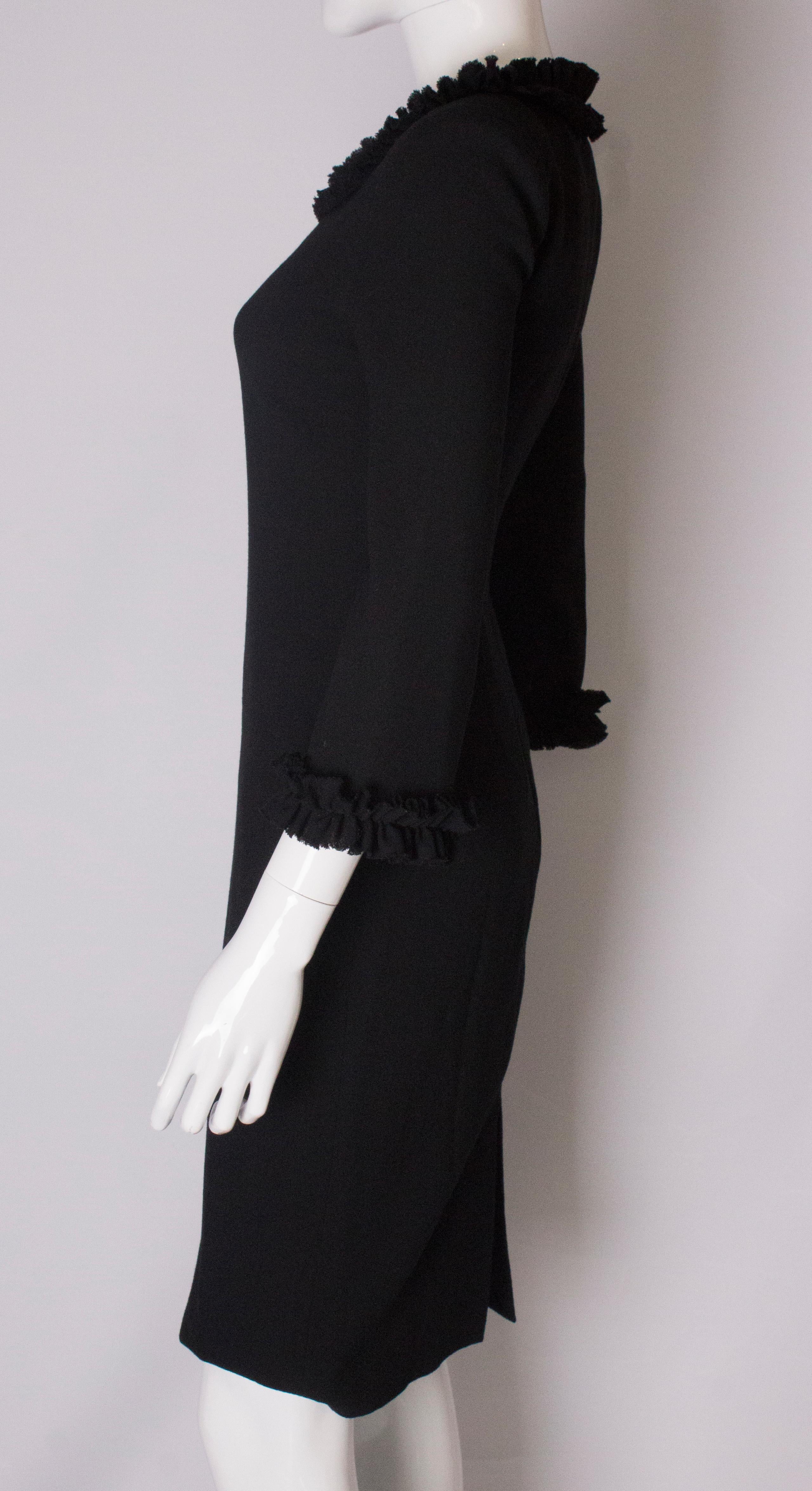 Women's Vintage Jean Muir Little Black Dress