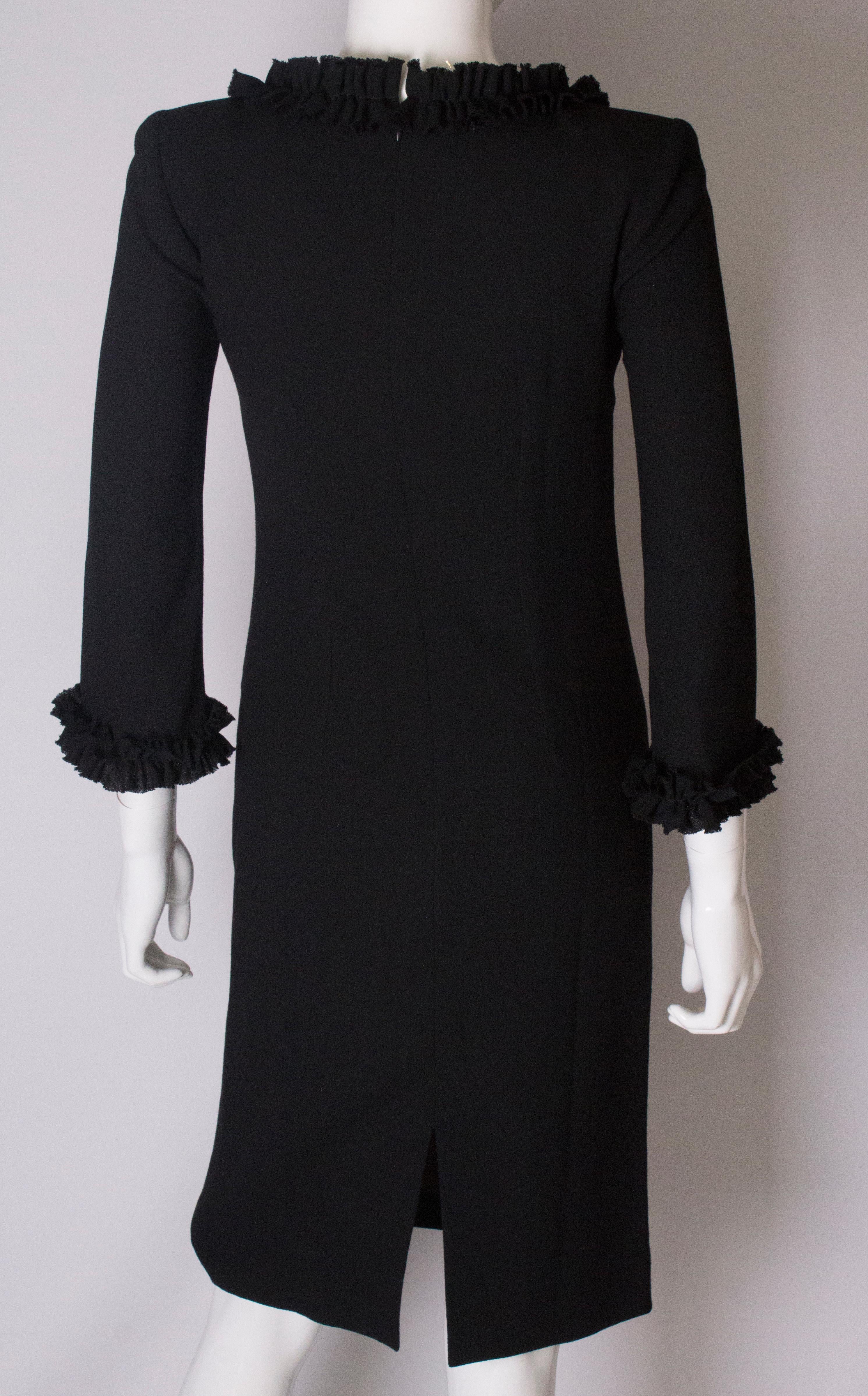 Vintage Jean Muir Little Black Dress 2
