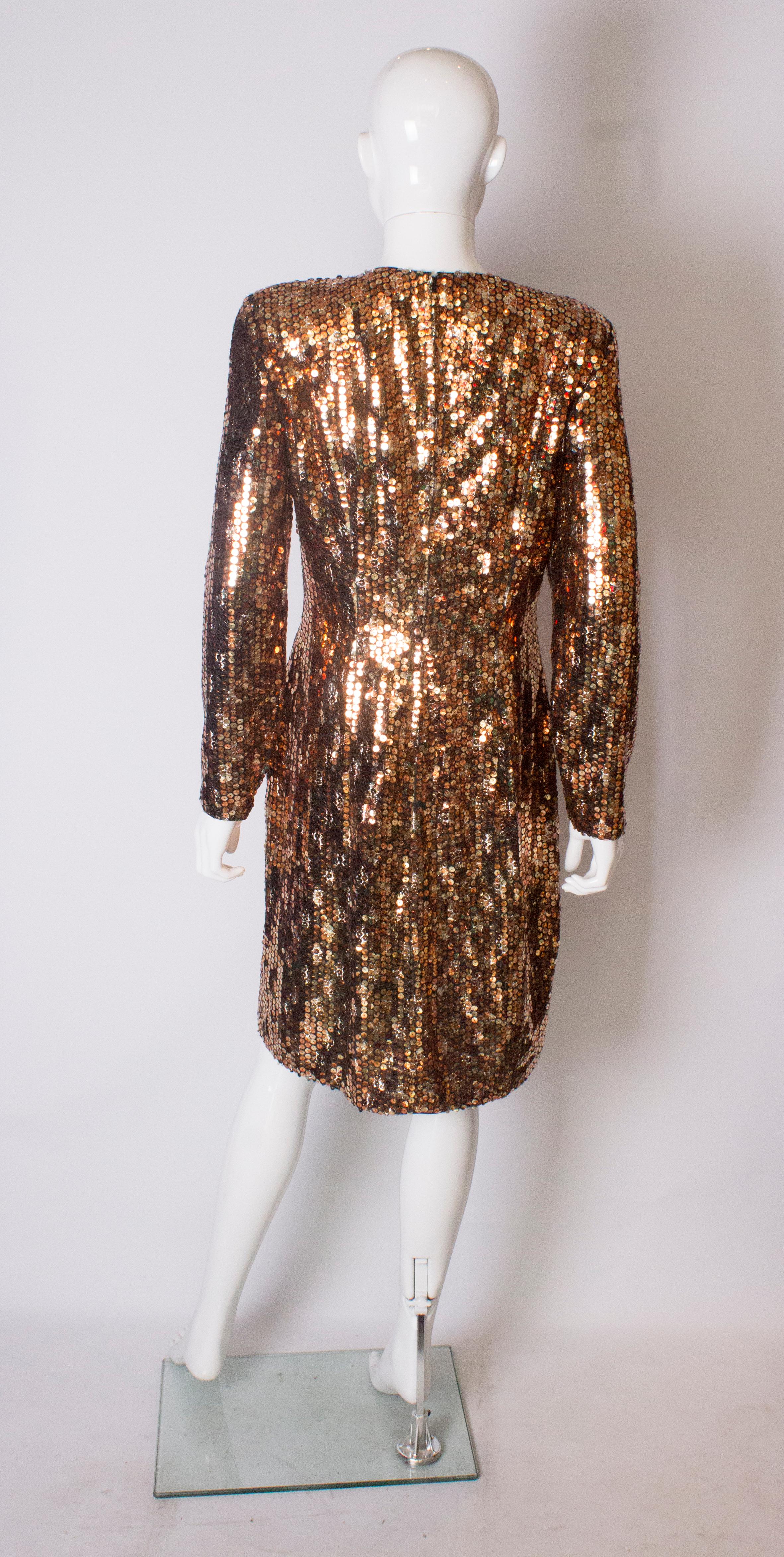 Mani Vintage Sequin Party Dress 1