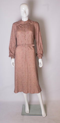 Vintage Jerseymasters Print Dress