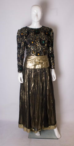 Beaded Evening Gown, 1980s