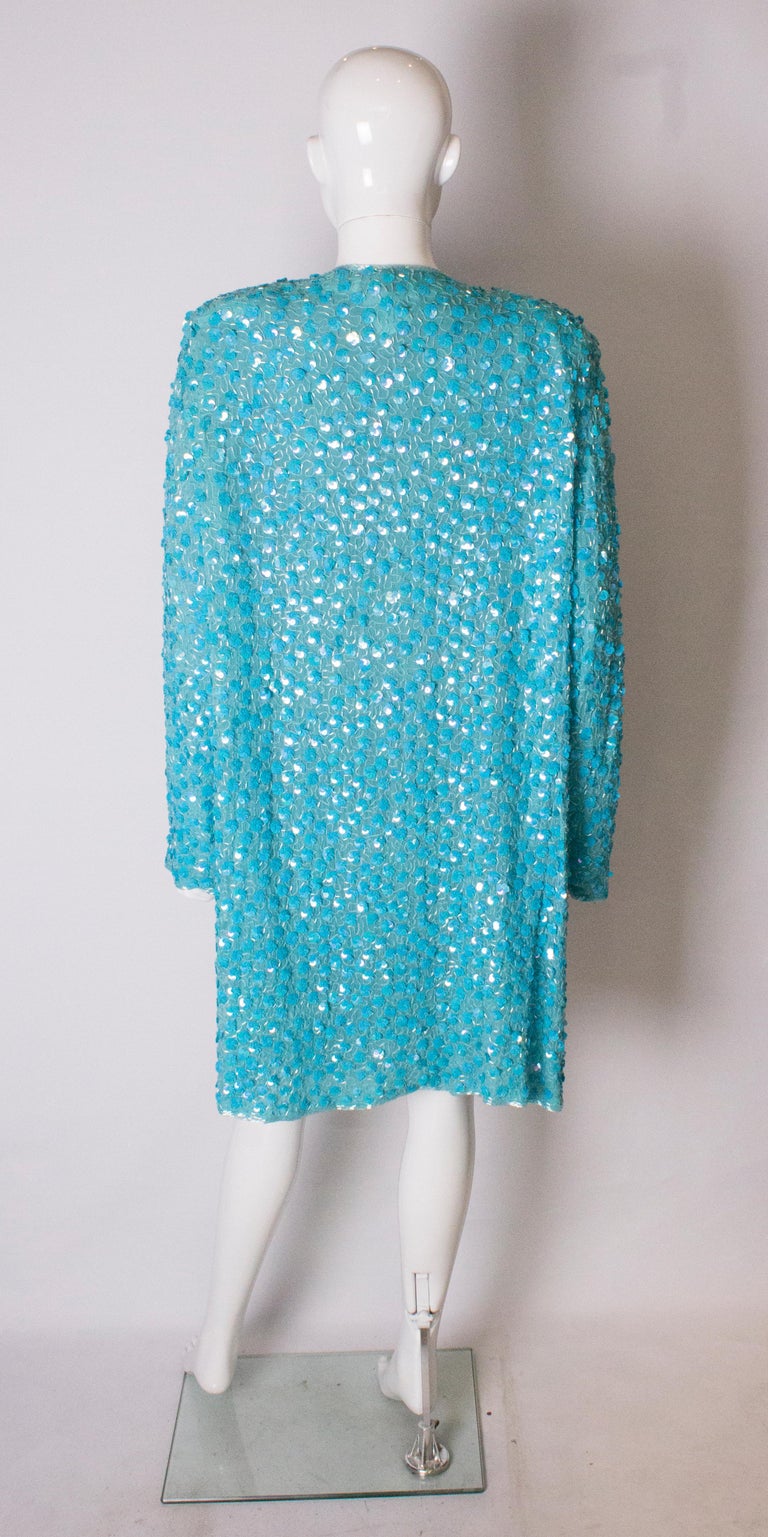 Vintage Oliver James Sequin Jacket For Sale at 1stDibs