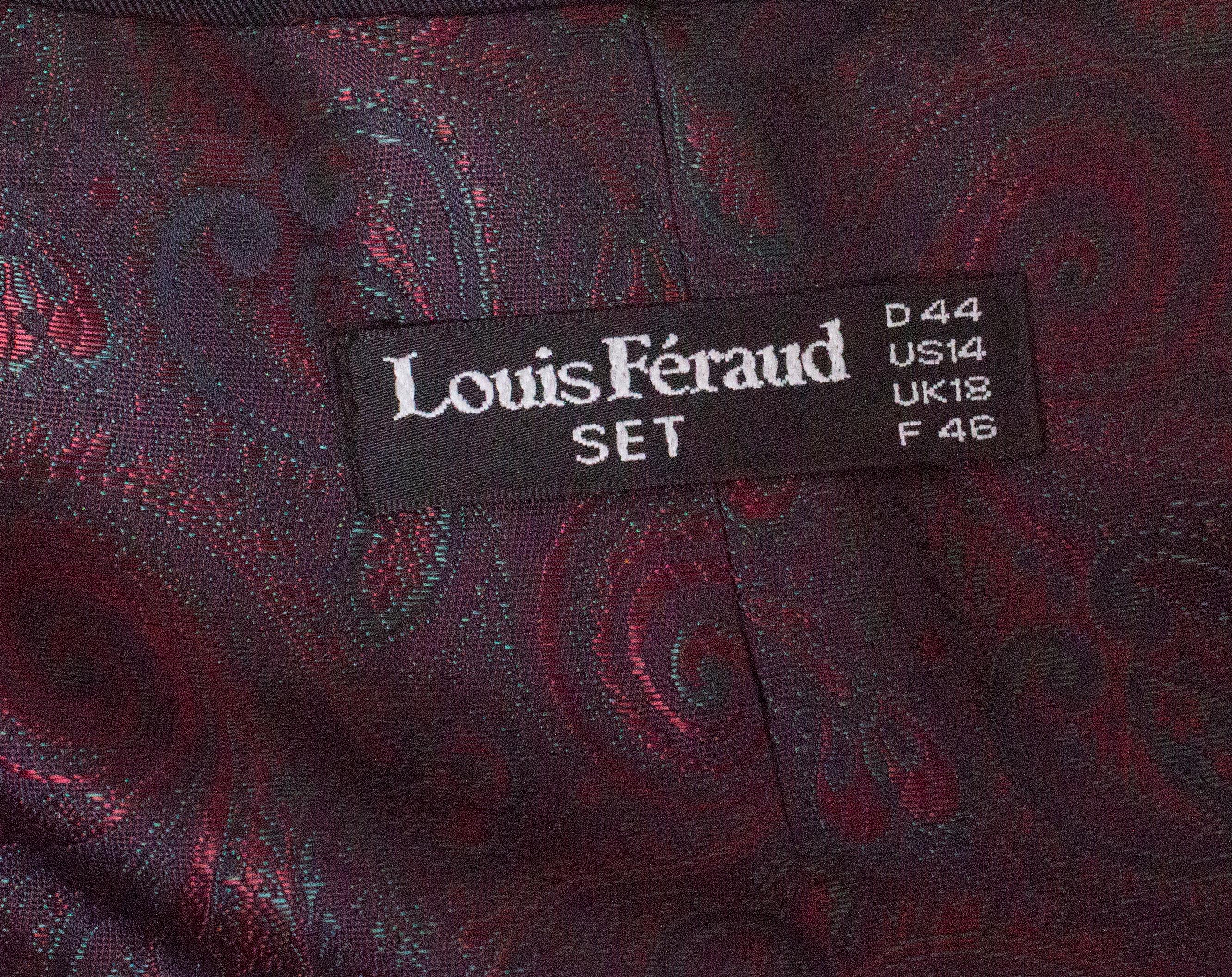 Louis Feraud Vintage Skirt Suit For Sale 2