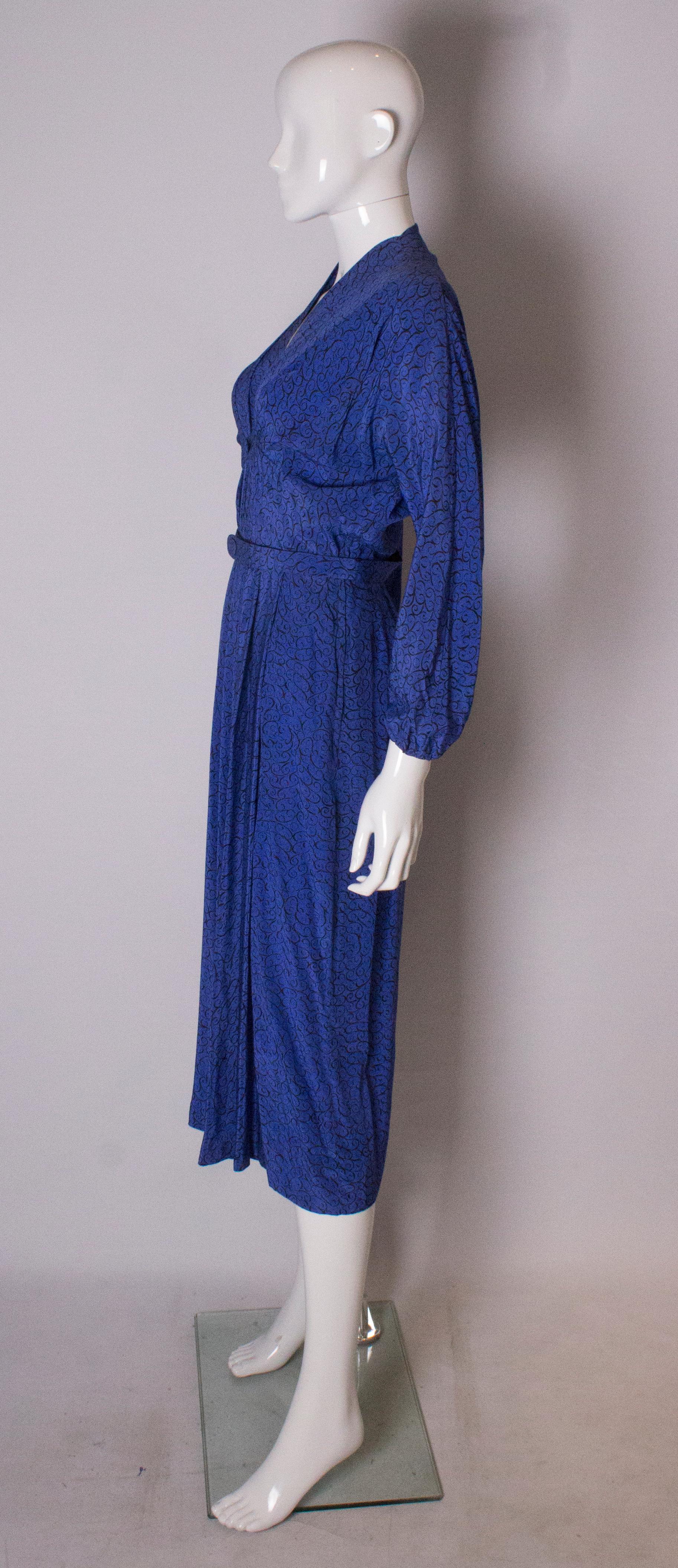 silk dress vintage