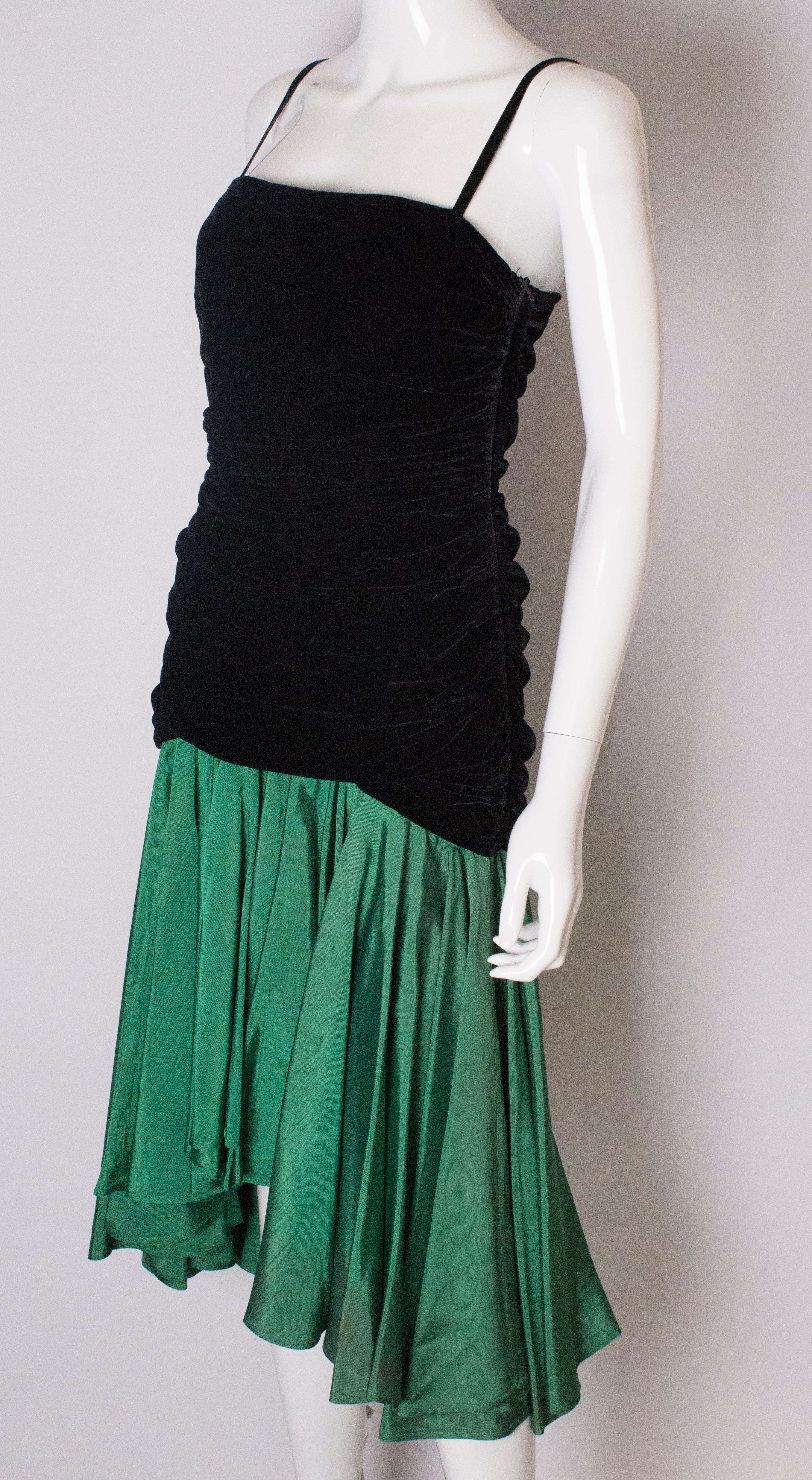 Black Mimminia of Italy Vintage Dress  For Sale