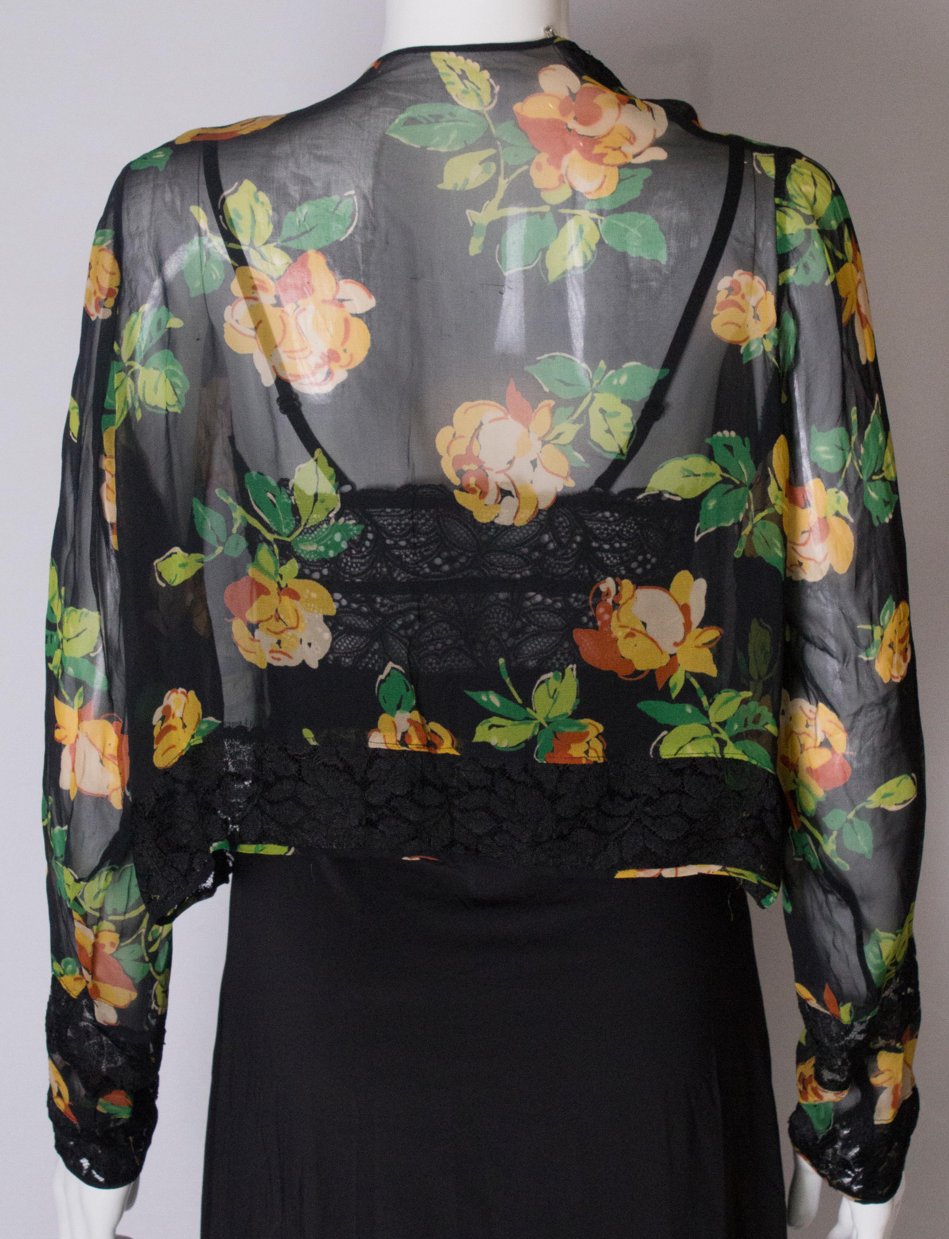 Bolero Vintage with Lace Detail, 1920s  For Sale 4