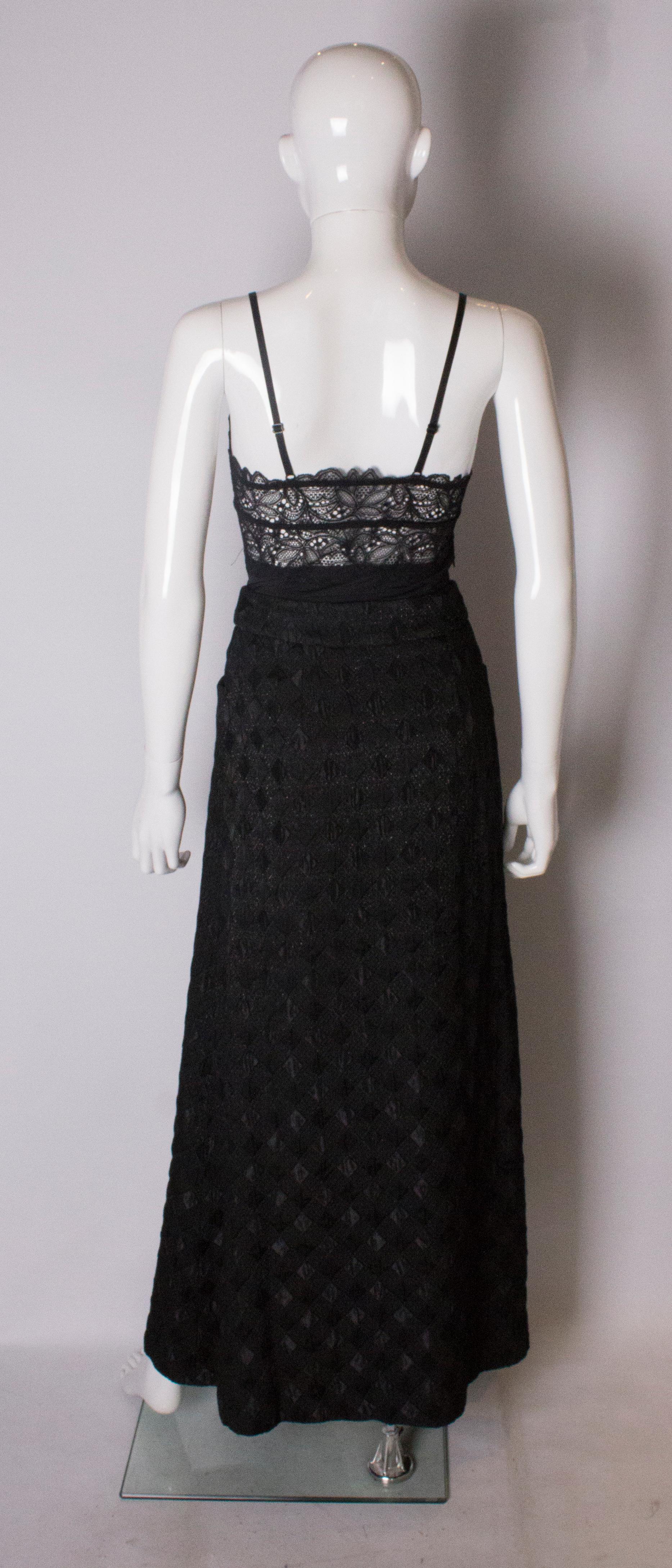 Wallis - Jupe noire vintage en vente 2