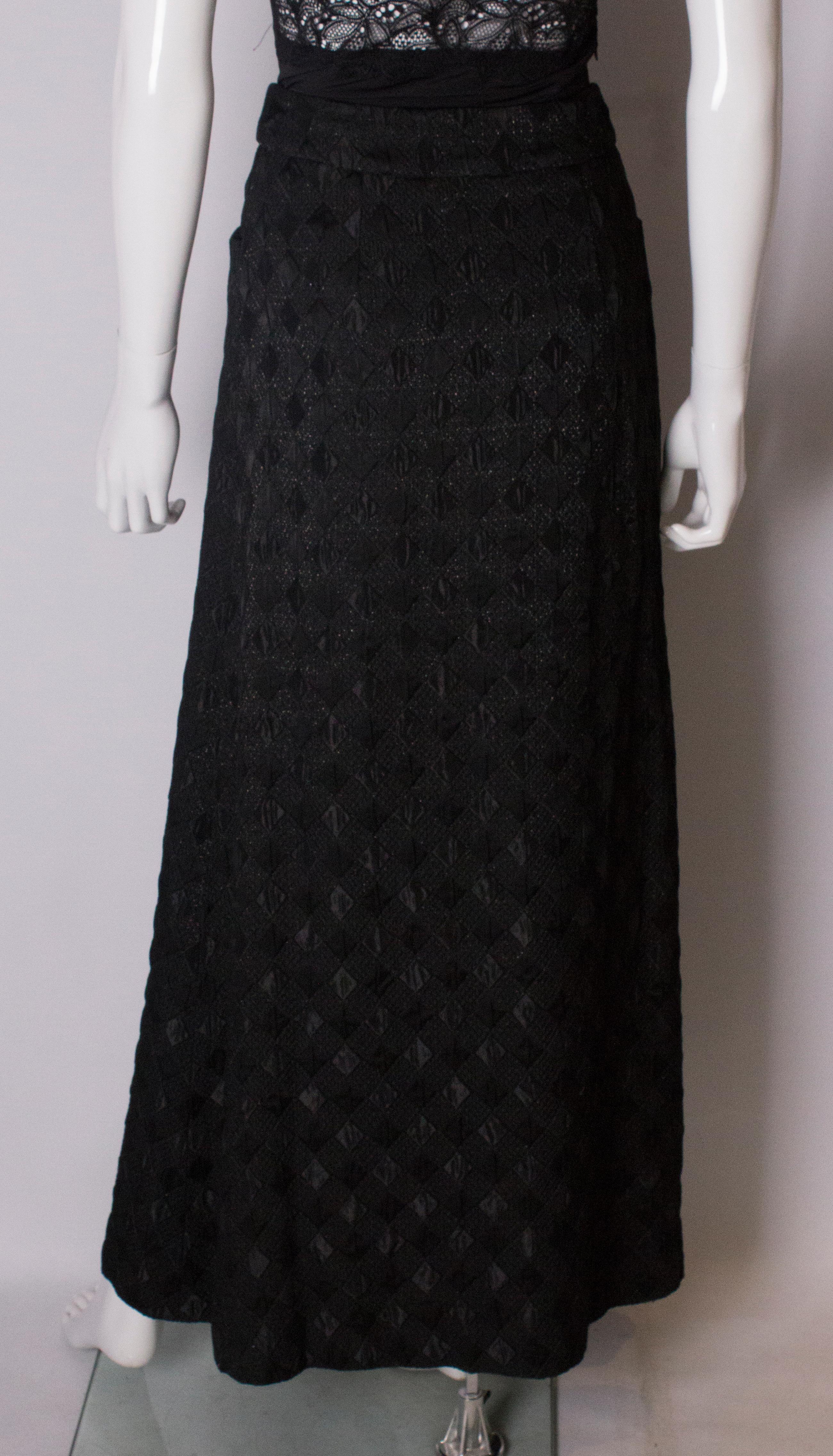 Wallis Vintage Black Skirt For Sale 1