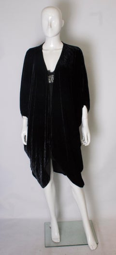 Vintage Hampstead Bazaar Silk Velvet Evening Jacket