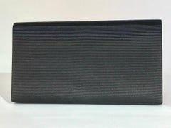 Vintage Grossgrain Clutch Handbag with Lobster Stone decoration.