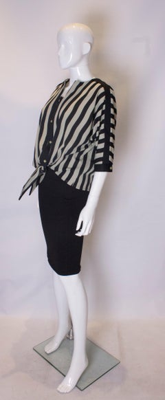Vintage London Look Stripe Top