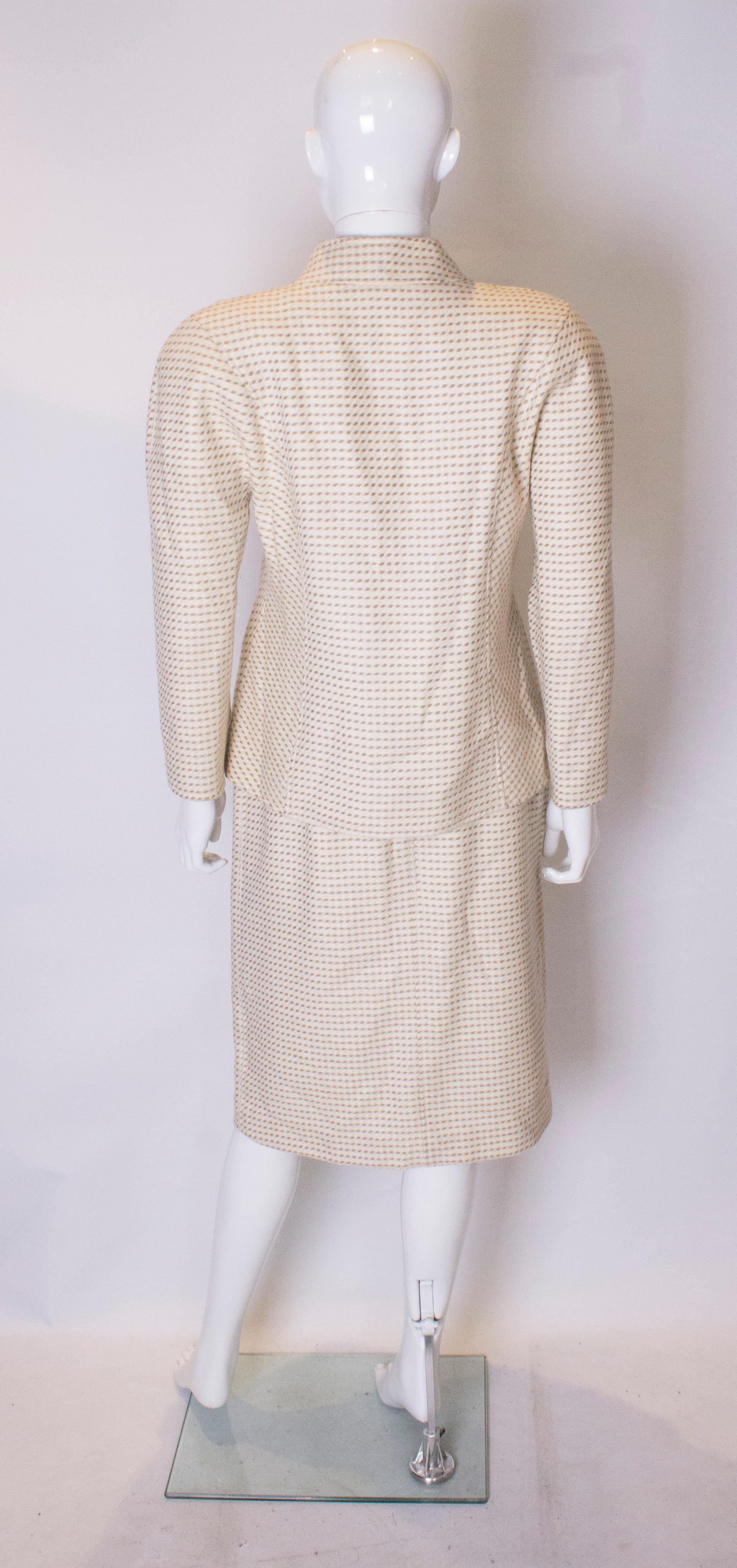 Vintage Courreges Skirt Suit In Good Condition For Sale In London, GB