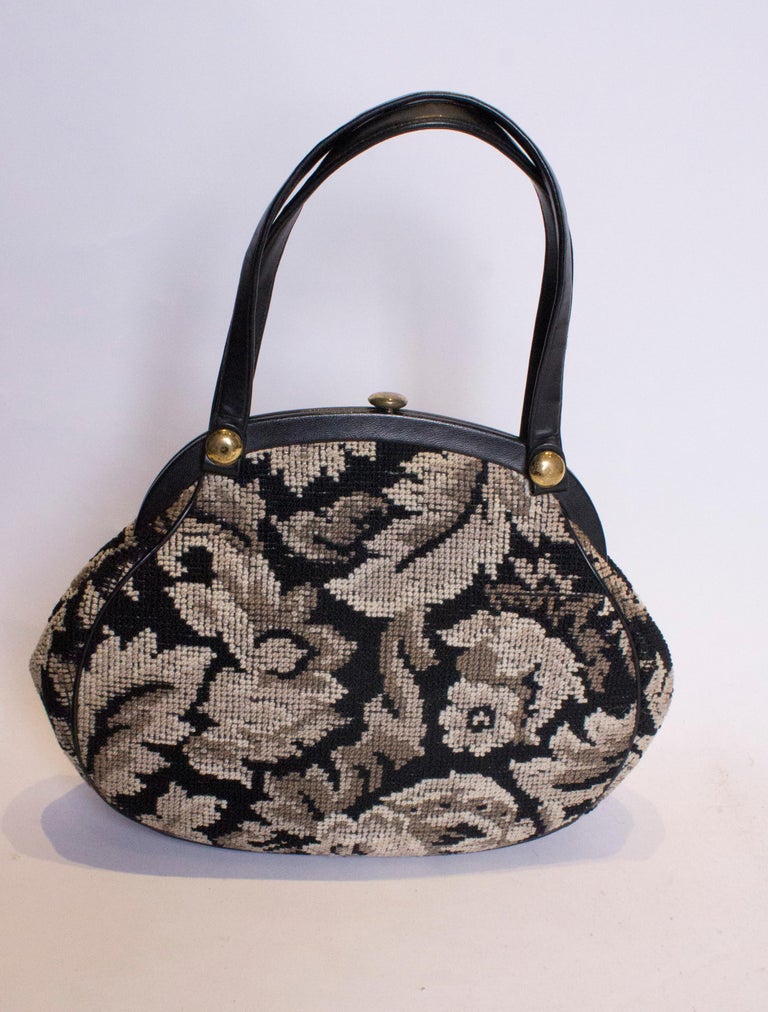 Large Vintage Tapestry Bag at 1stDibs large tapestry bag, vintage