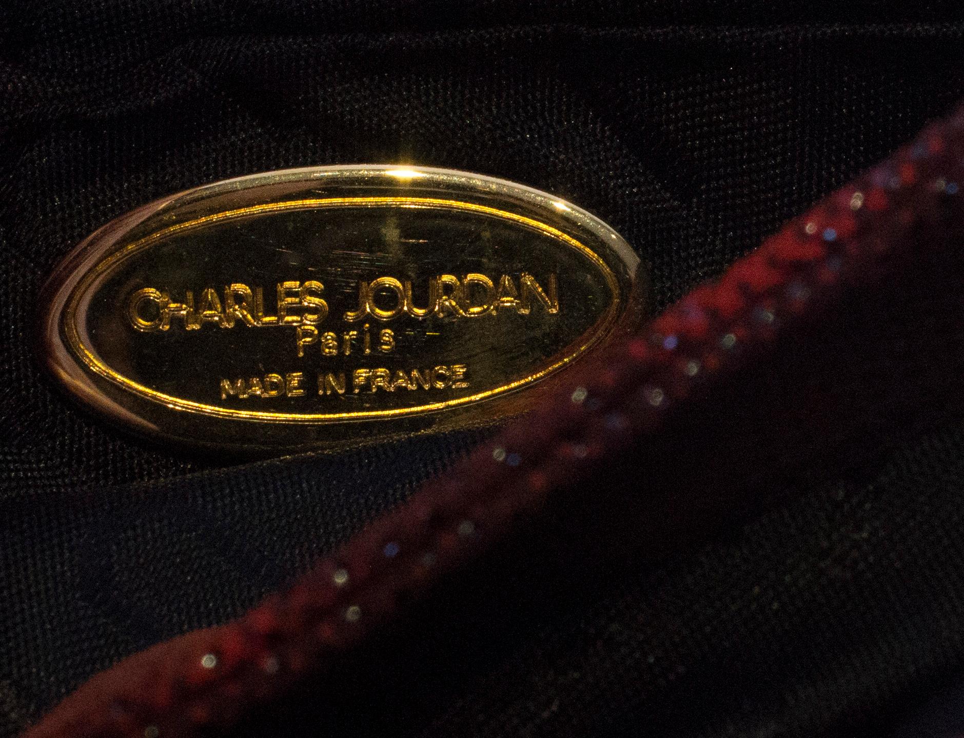 Women's Vintage Charles Jourdan Red Handbag For Sale