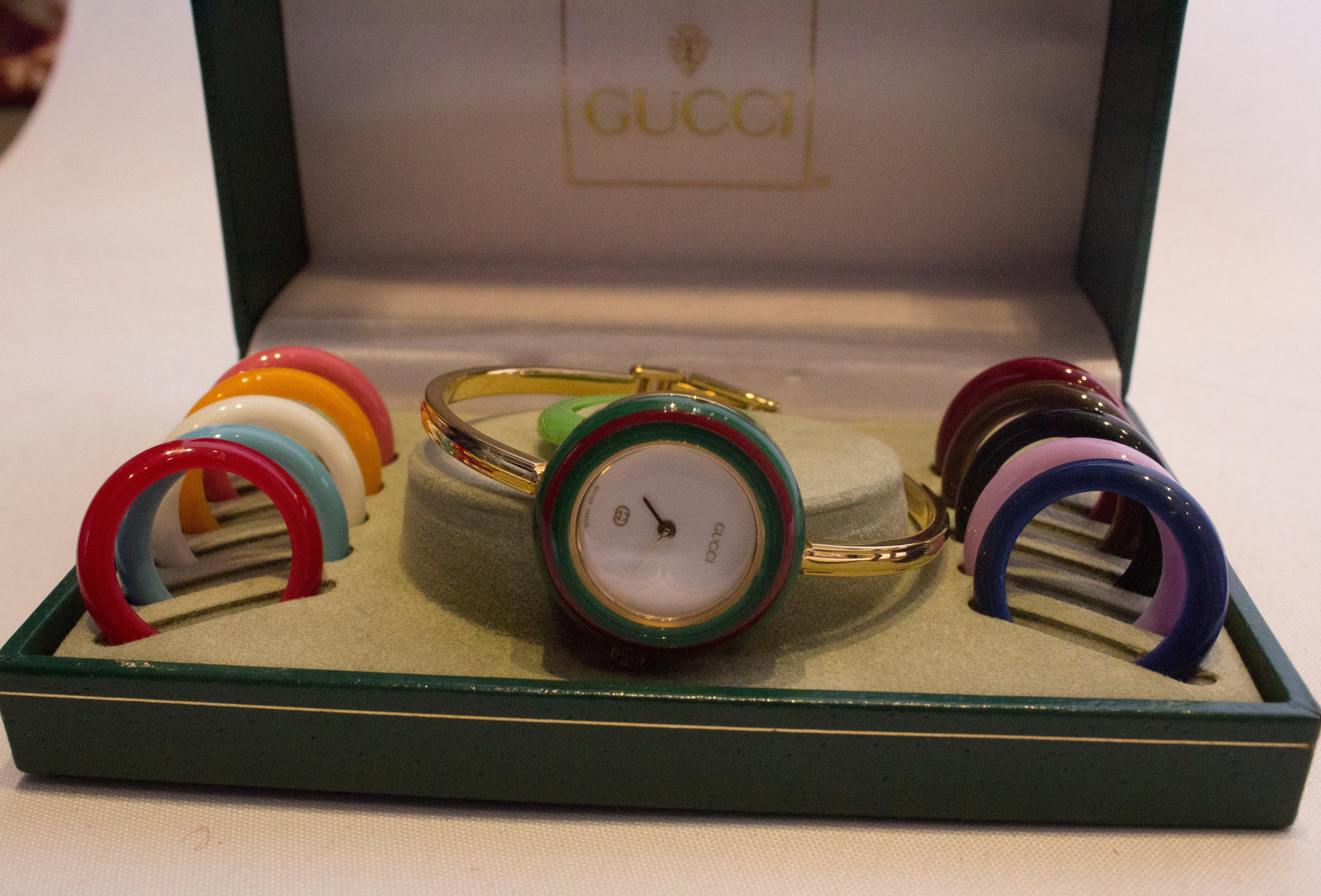 gucci changeable watch