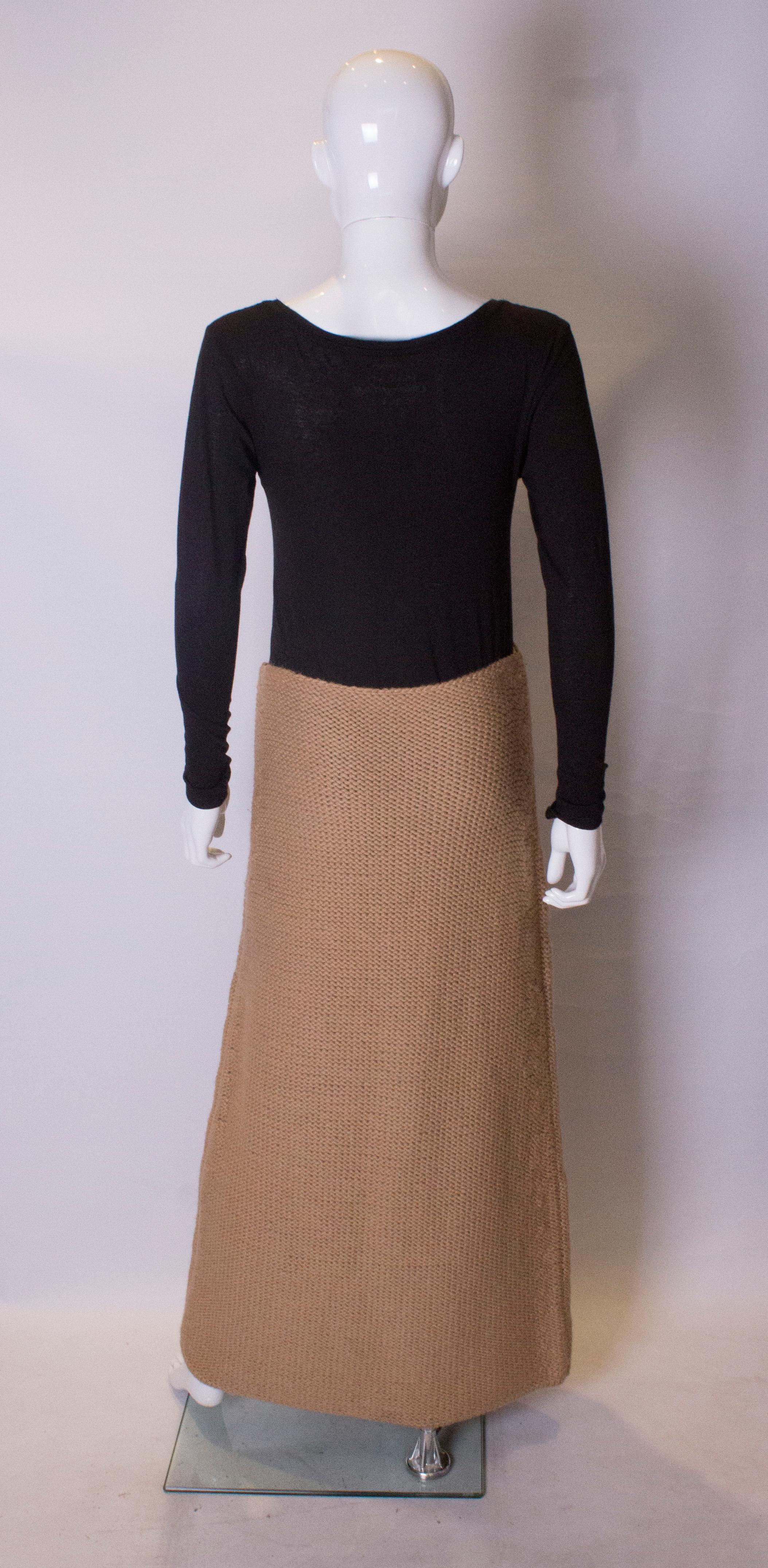 Vintage Alberta Ferretti Knitted Skirt For Sale 1