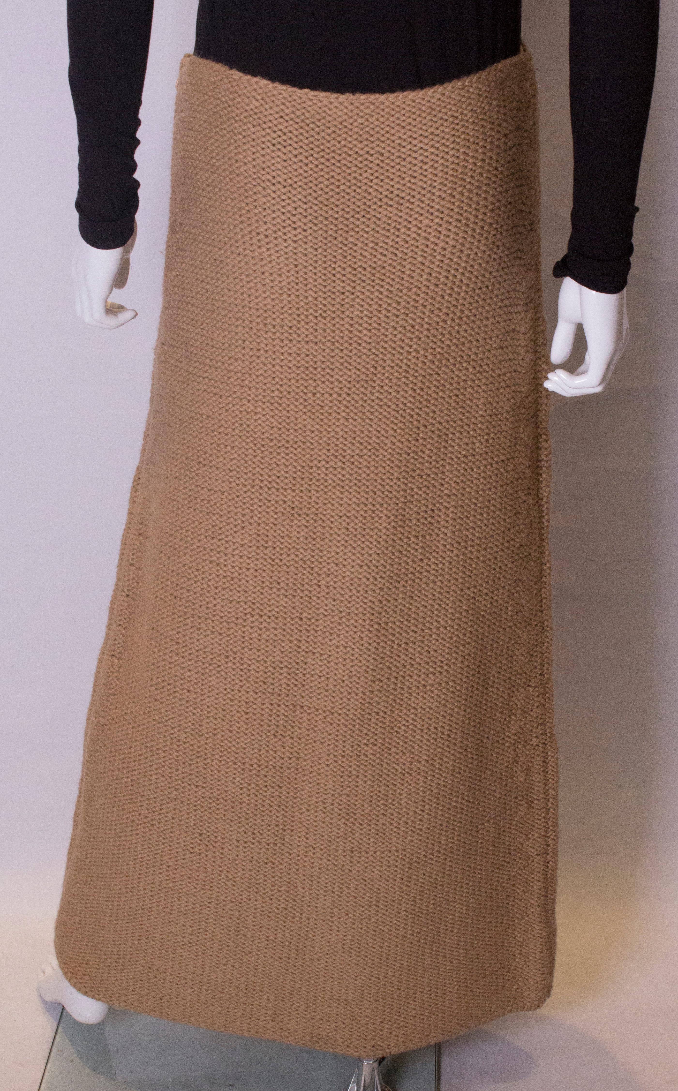 Vintage Alberta Ferretti Knitted Skirt For Sale 2