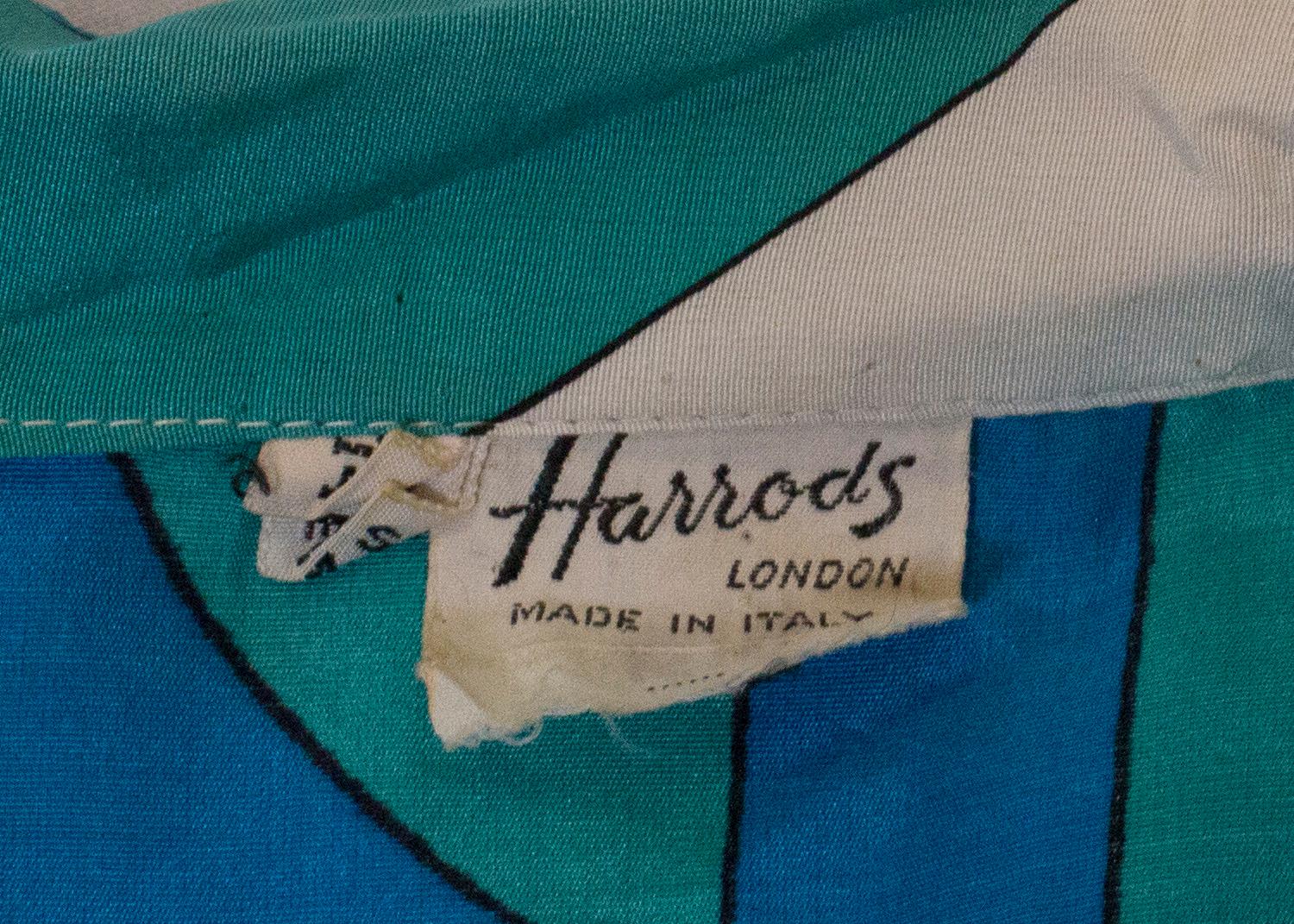 Vintage Harrods Silk Shirtdress 4