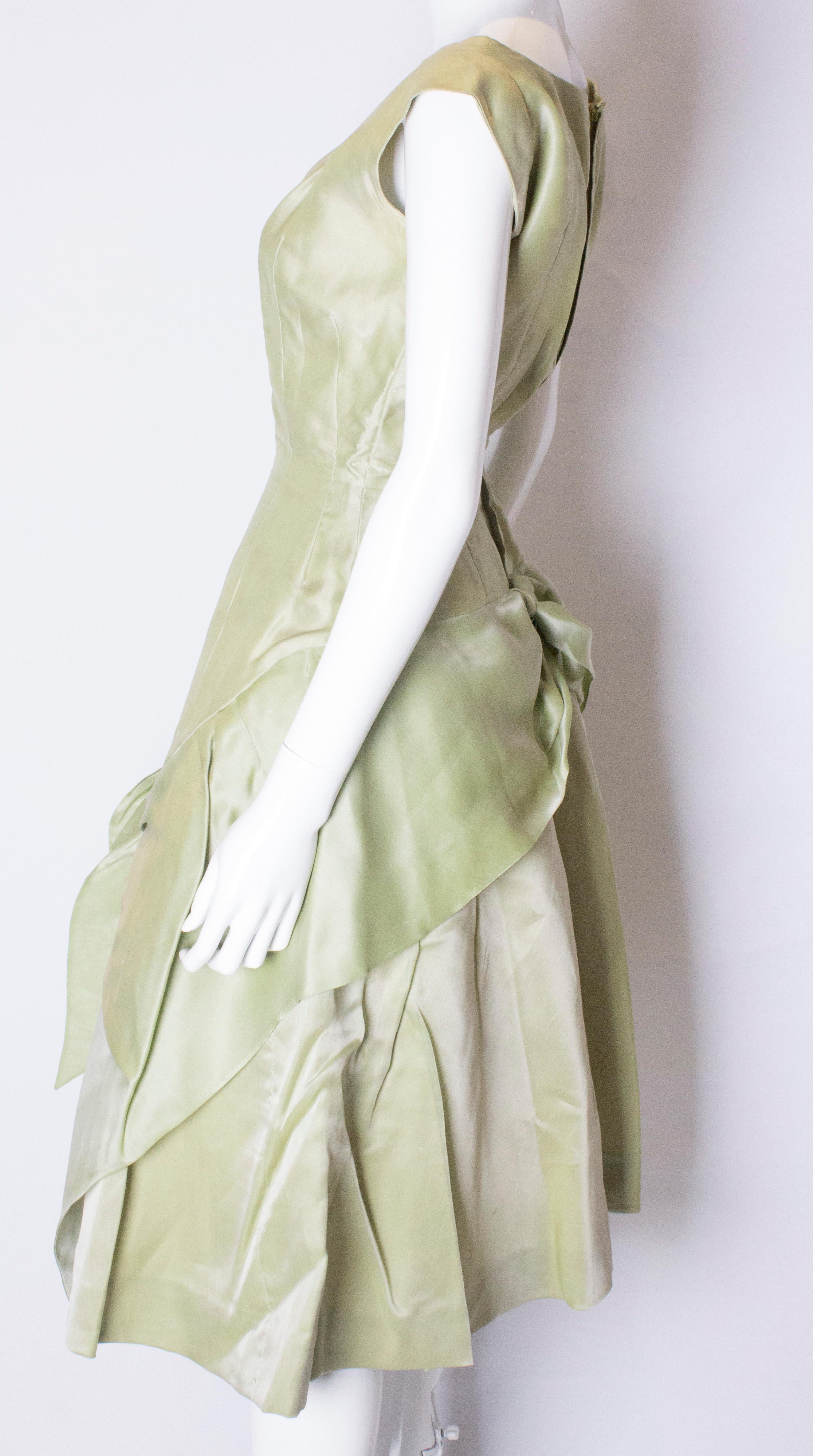Women's Vintage Cresta Couture Cocktail Dress For Sale