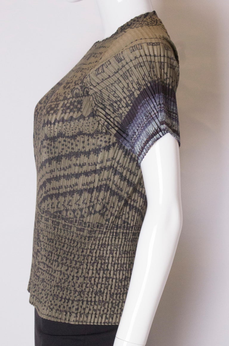 Vintage Issey Miyake print top