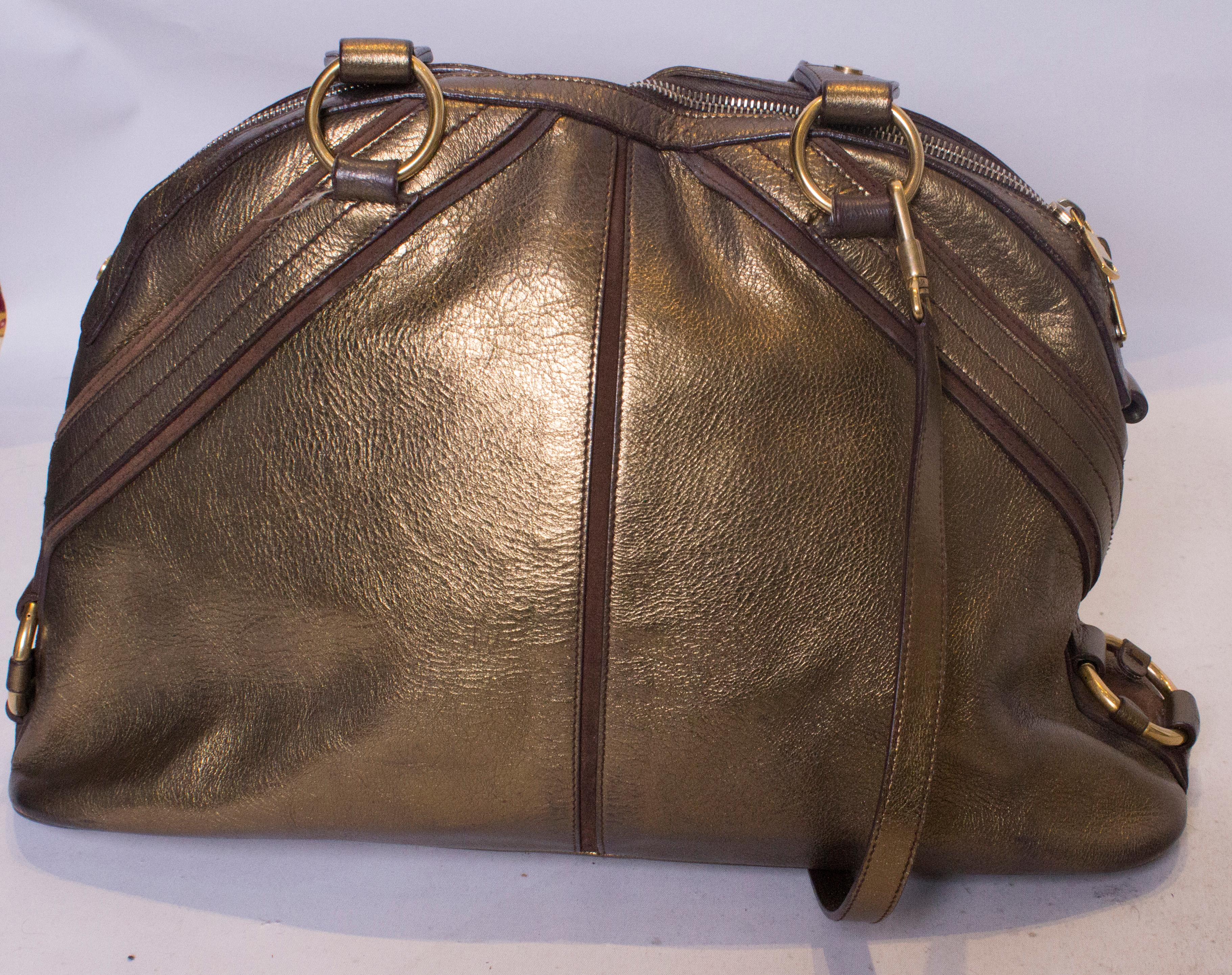 ysl bronze bag