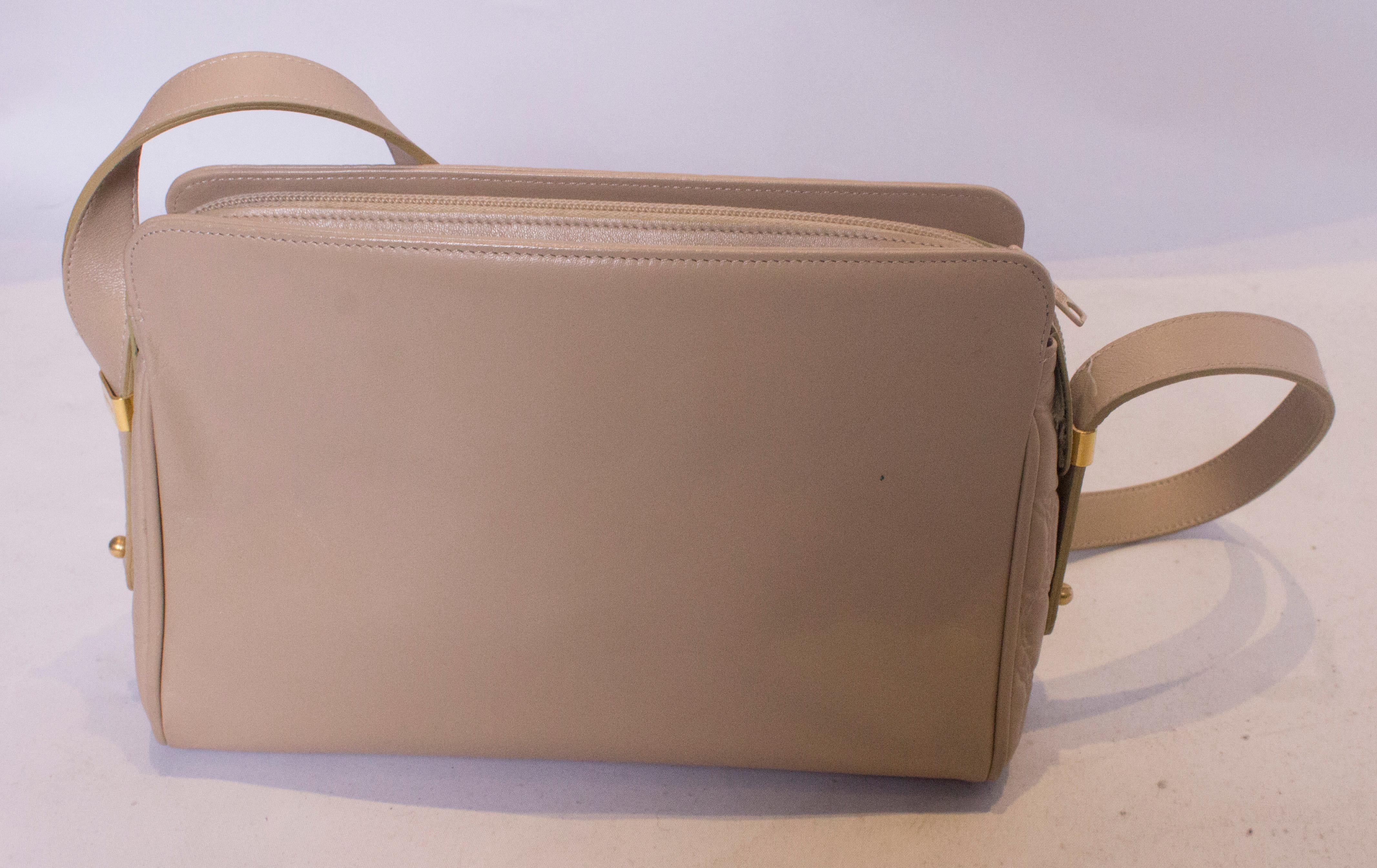Brown Lanvin Paris Leather Handbag